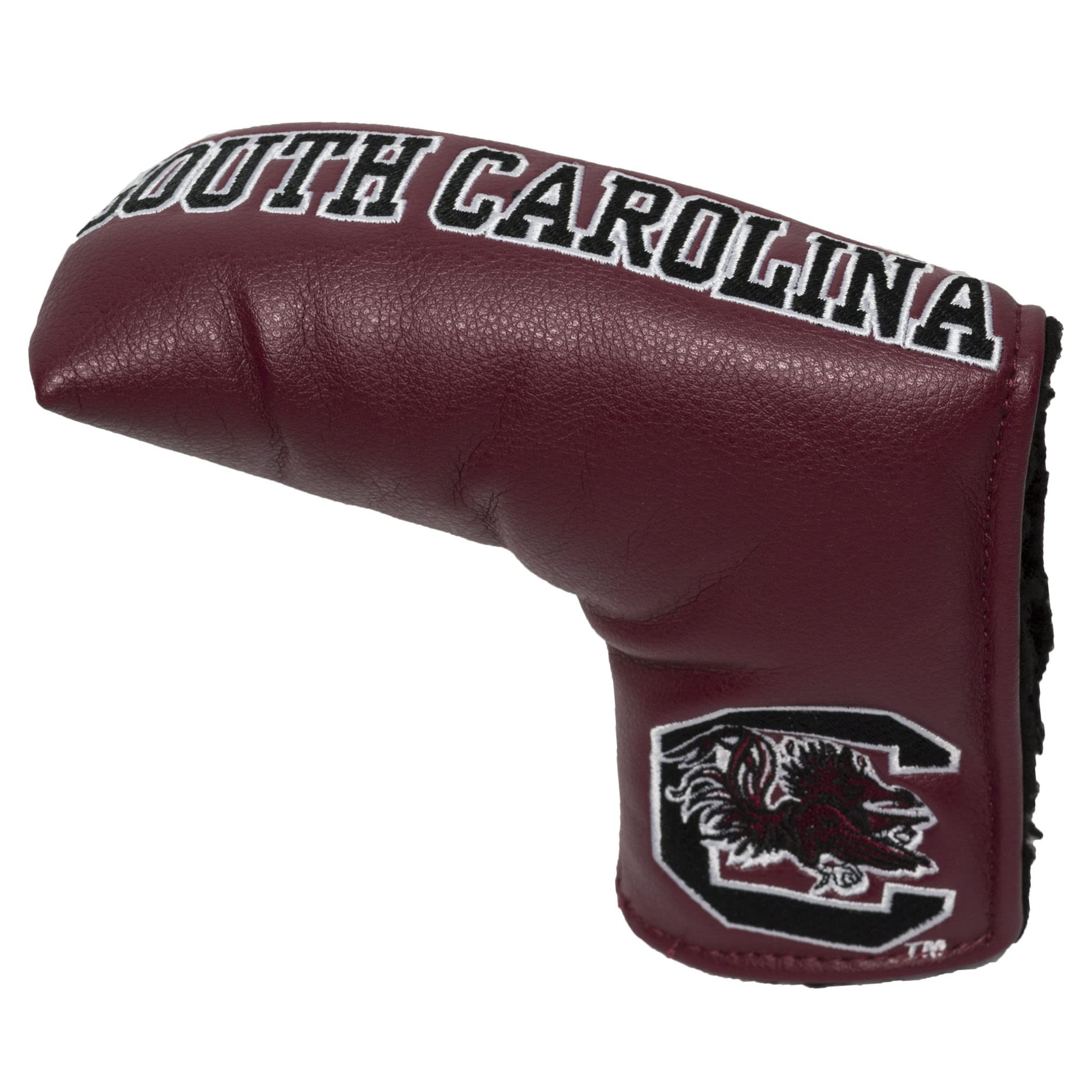 Team Golf NCAA South Carolina Gamecocks Vintage Blade Putter Cover Golf Club Vintage Blade Putter Headcover, Form Fitting Design, Fits Scotty Cameron, Taylormade, Odyssey, Titleist, Ping, Callaway