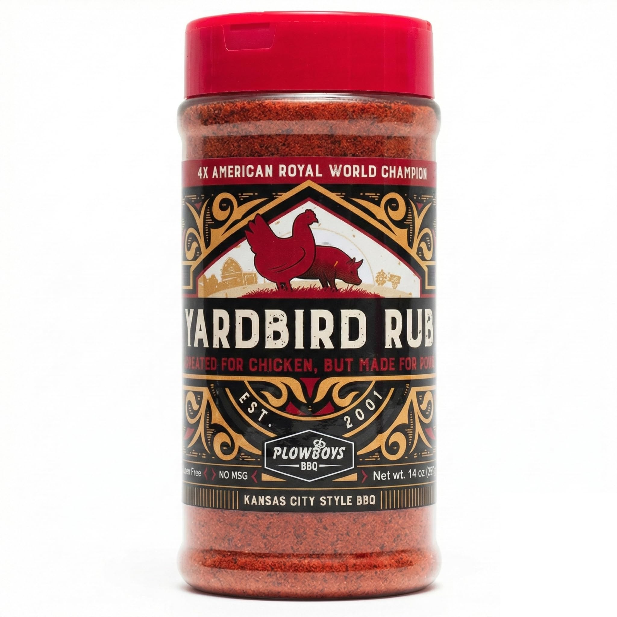 Plowboys Yardbird Rub 14 oz