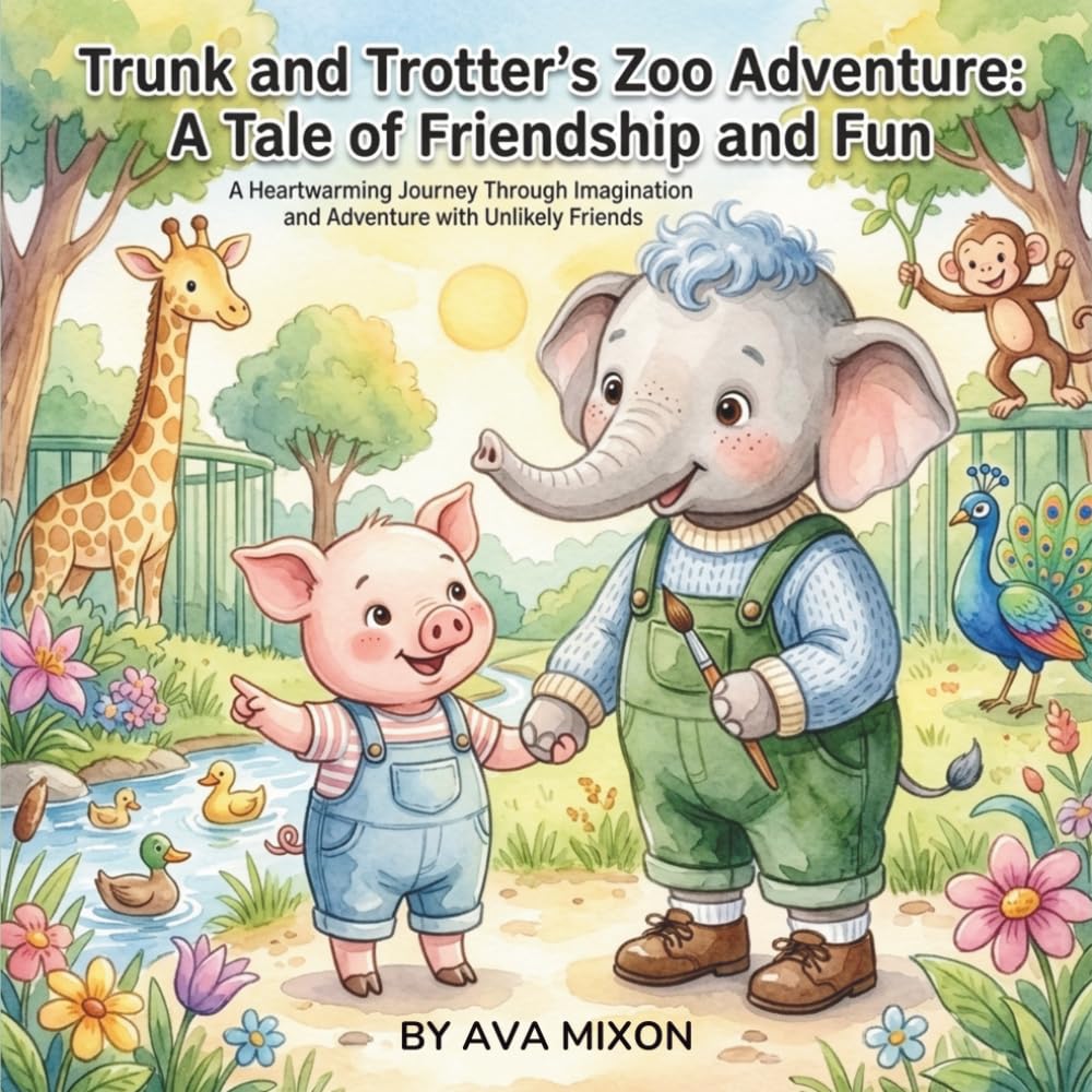 Trunk and Trotter Go to the Zoo: An Animal Adventure About Friendship, Exploring, and Trying New Things for Kids Ages 3-7