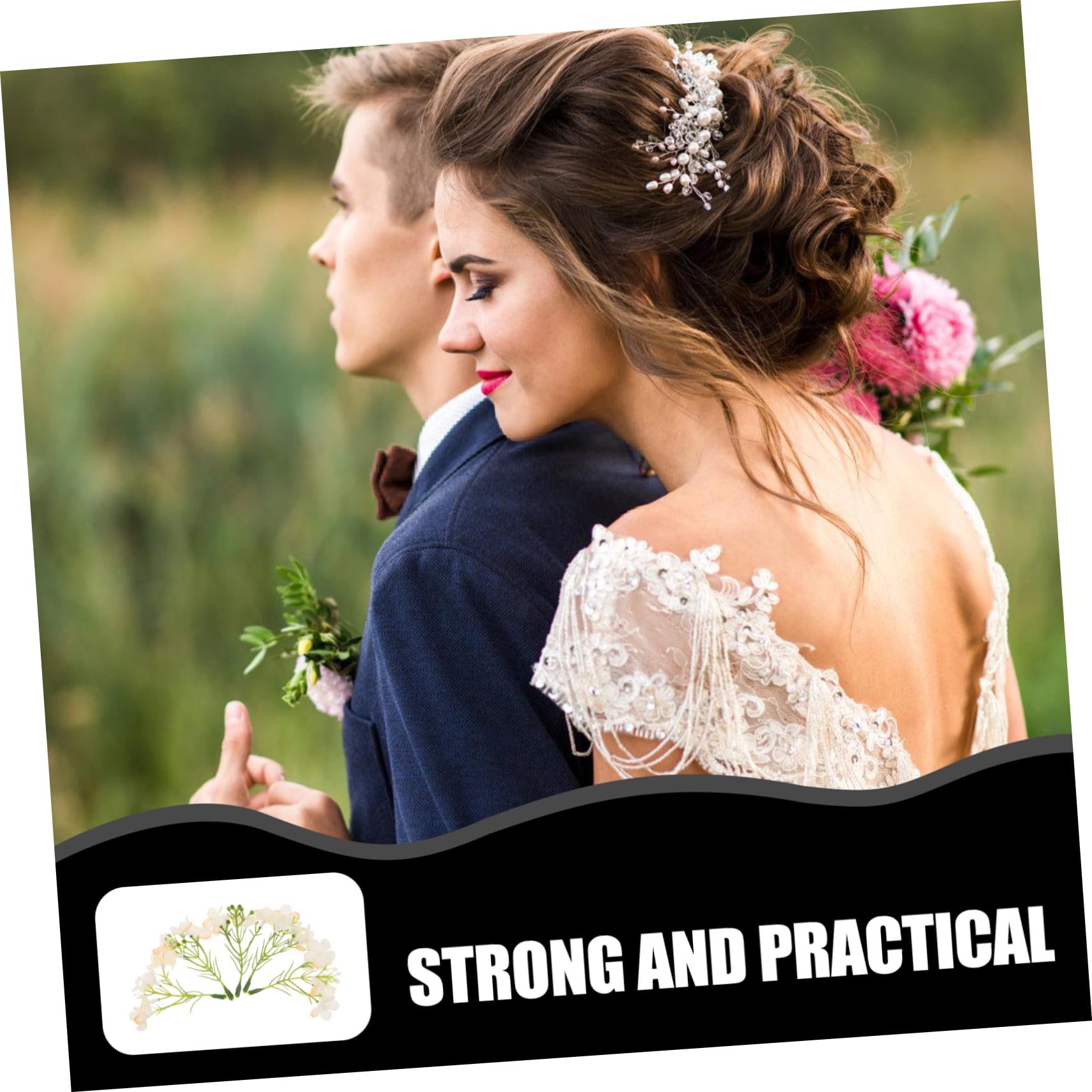 PRETYZOOM 20pièces Picks Fleurs Hortensia Artificielles Soie pour Décoration Et Mariage Matériel De Fleurs Fausse pour Coiffure Et Accessoires Événementiels
