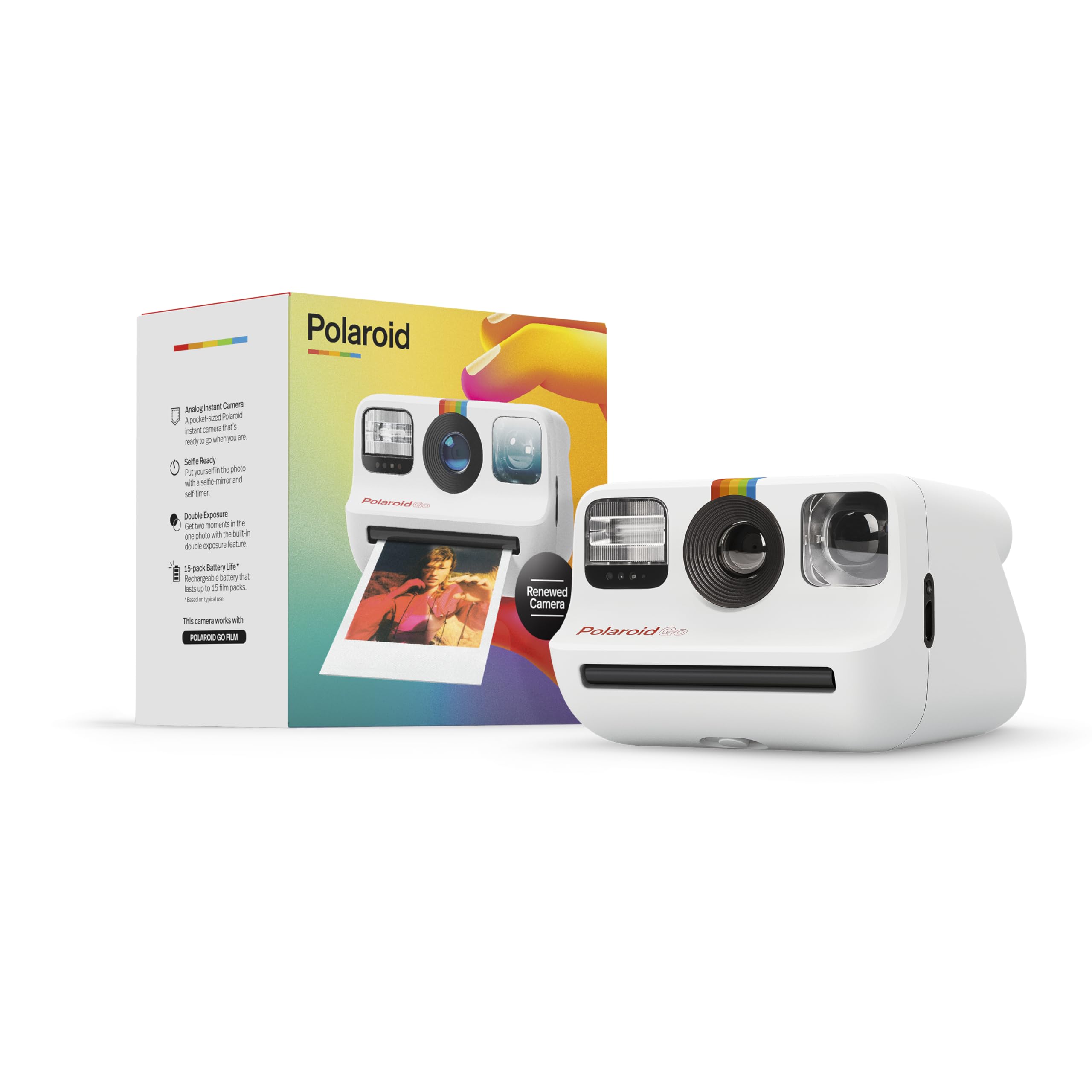 Amazon.com : Refurbished Polaroid Go Instant Camera - White