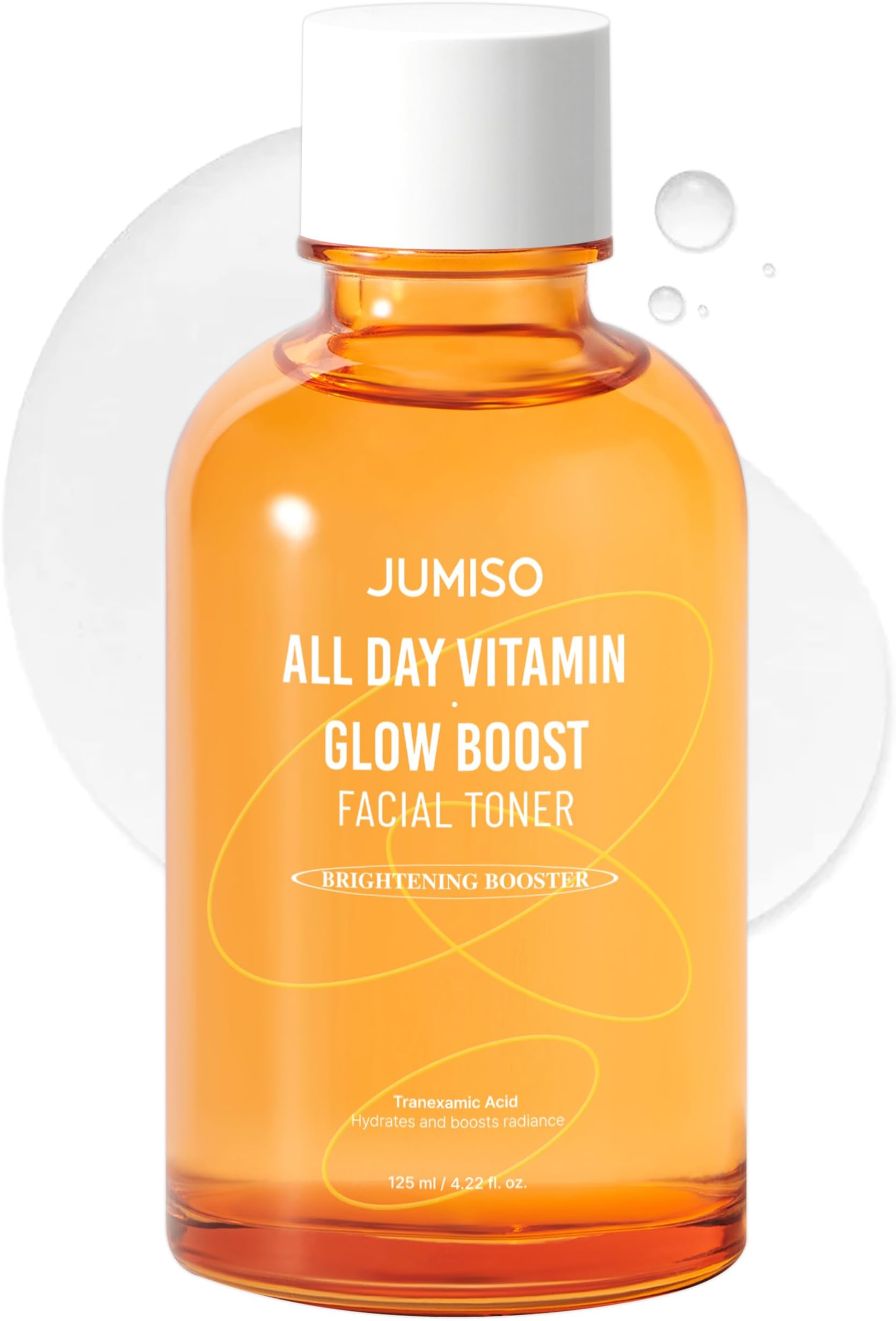 All Day Vitamin Glow Boost Facial Toner, Vitamin Daily Toner, Vitamin B,C Toner, Skin Brightening Hydrating, Glowing Toner, Naturally Radiant&Plump Skin, EO&Fragrance Free, 125ml 4.22 FL.OZ