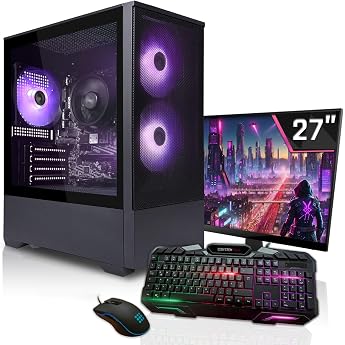 Systemtreff Basic Gaming Complete PC Set - AMD Ryzen 5 Pro 5655G - 16GB RAM