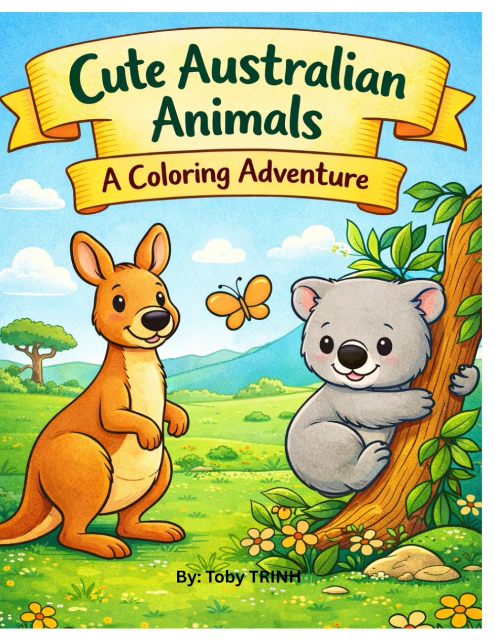 Aussie Animals Fun Colouring Book: A Fun Australian Colouring Adventure for Kids Ages 3–7