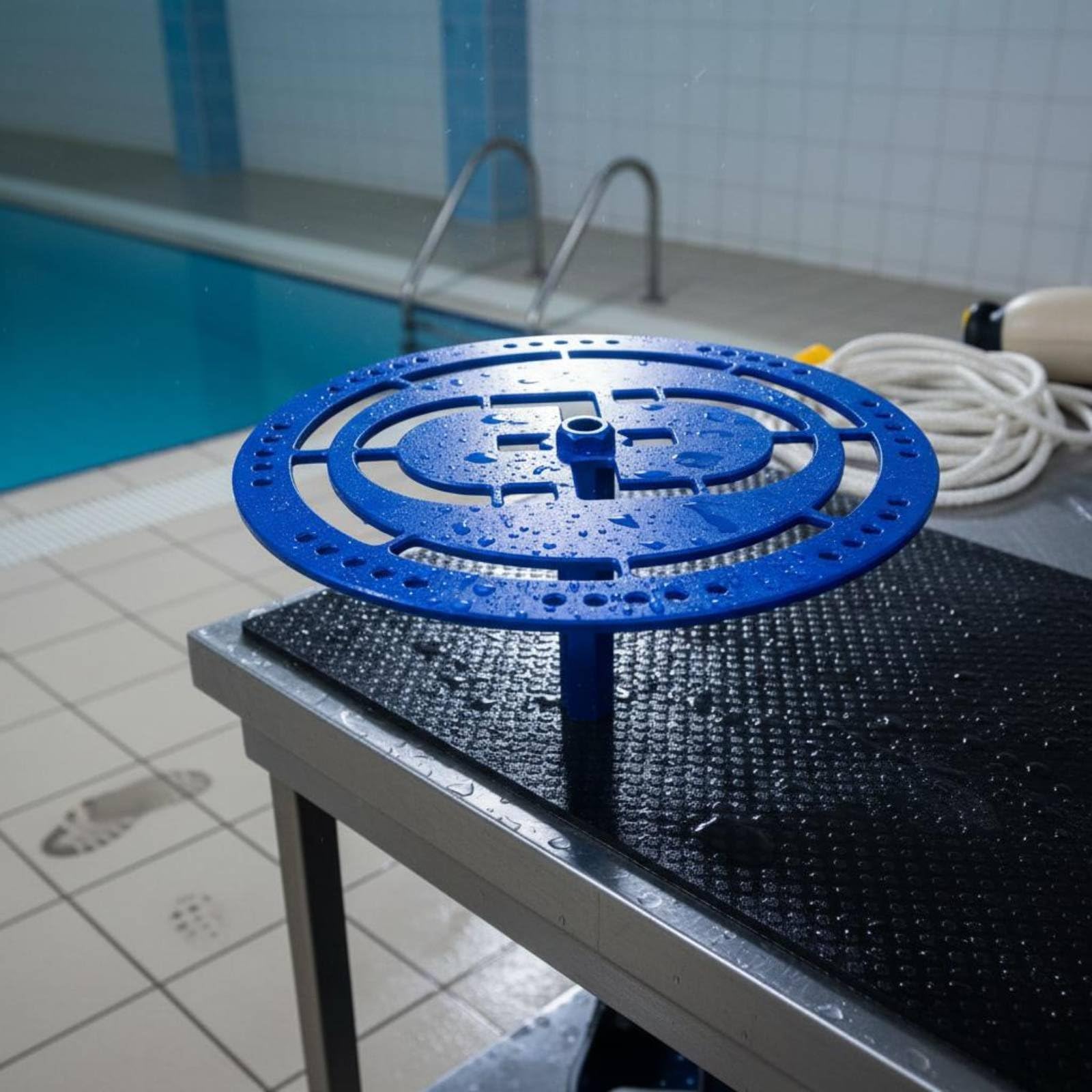 perfeclan Tabla de Entrenamiento en Tabla de Buceo Tablero de Práctica Tablero de Flotabilidad de Aluminio con Estable para Posicionamiento Preciso Adecuada para Piscina Academias de Buceo
