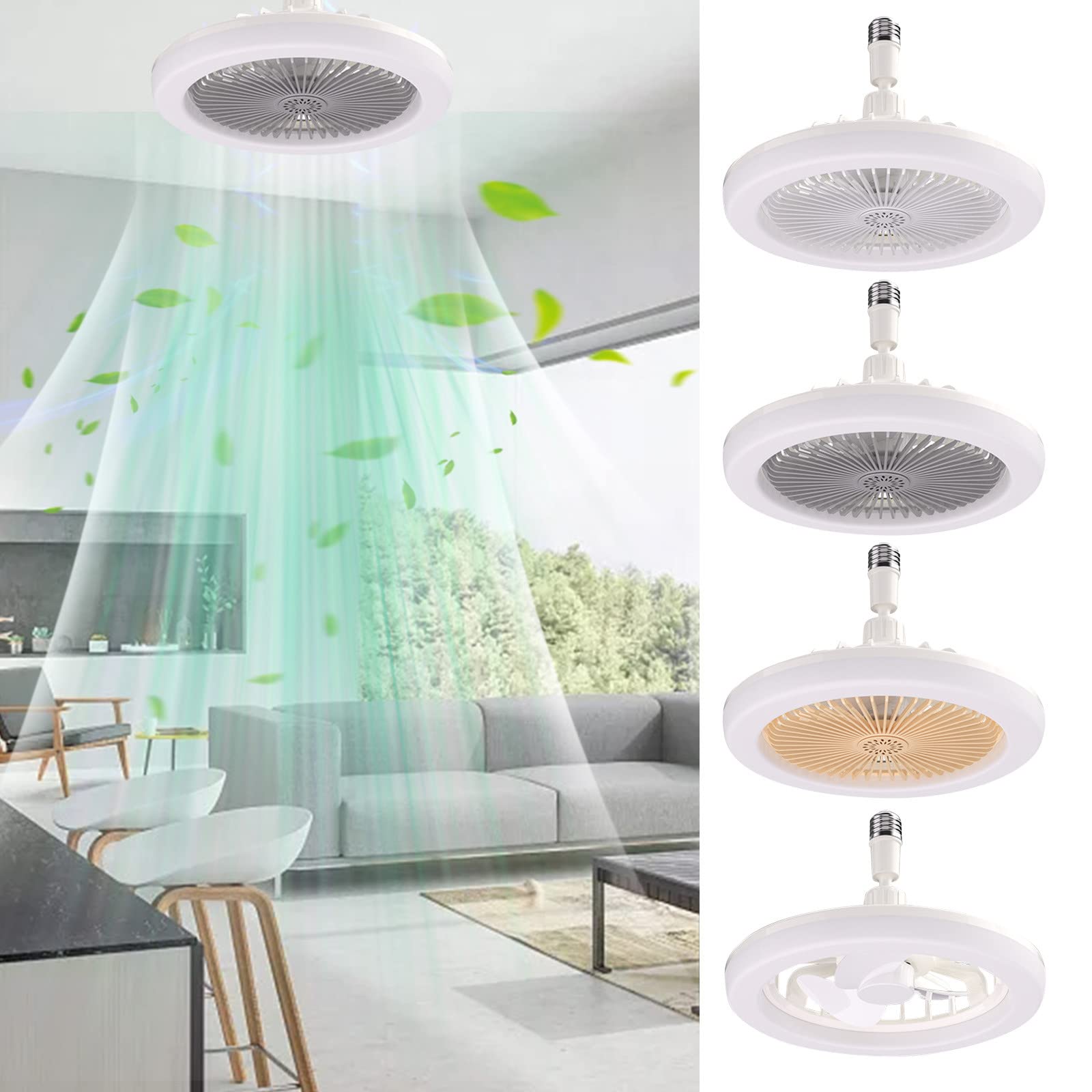 Buy Modern Ceiling Fan with Lights, 2023 Newly Profile Fan Light Hidden
