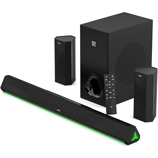 GOVO GOSURROUND 950 | 500W Sound bar | 5.1 Channel Home Theatre with 6.5