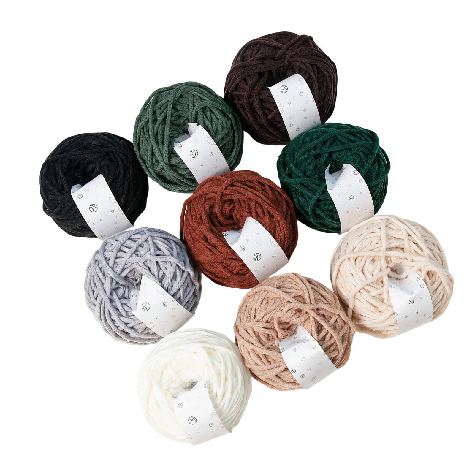 Piceioep Multicolor Cotton Thread for Jewelry Making Bracelets Necklaces and Decorative Projects Vibranting Craft Thread Home Decoration