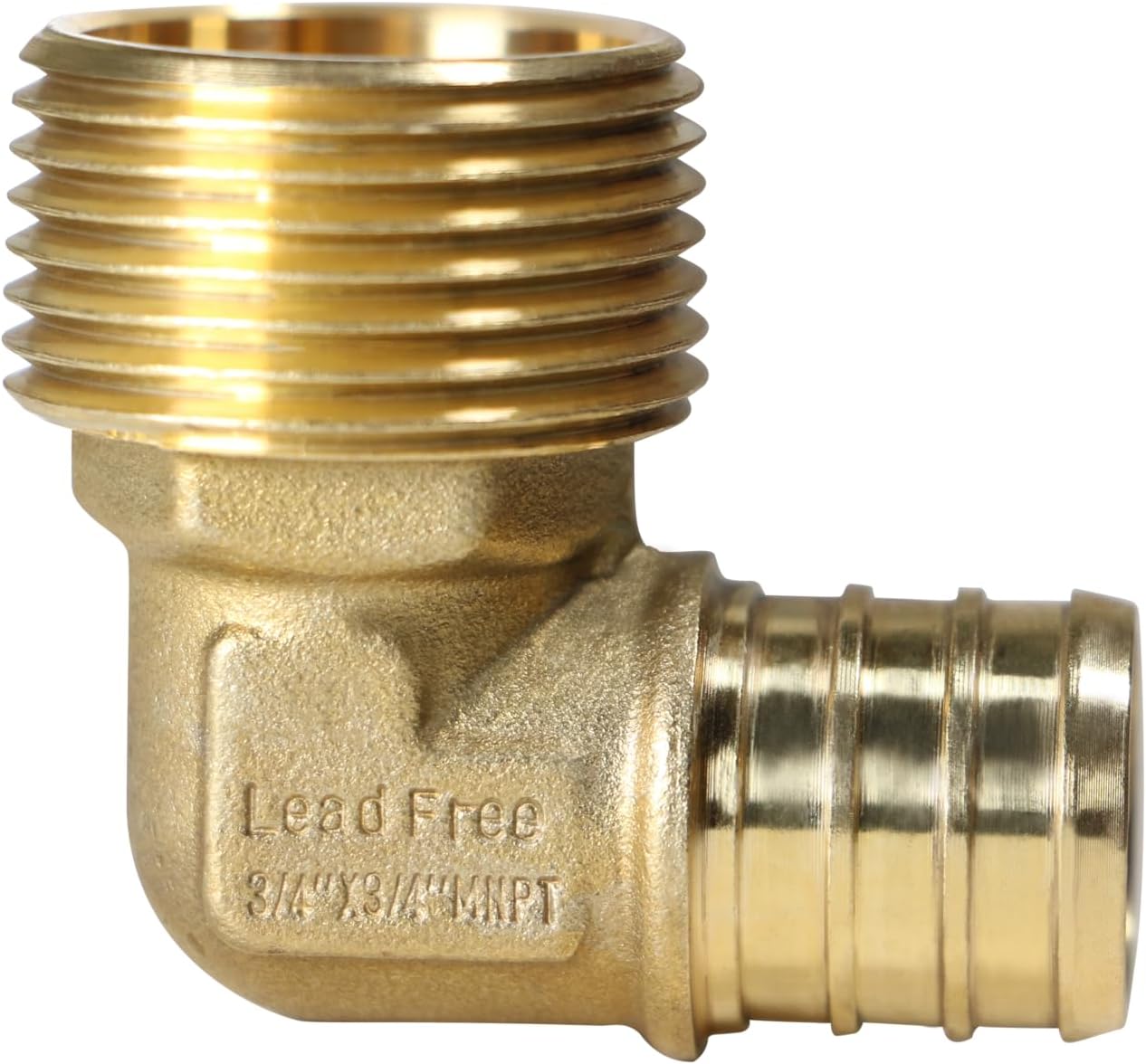 XFITTING PEX-B Barb Crimp x Male NPT Elbow