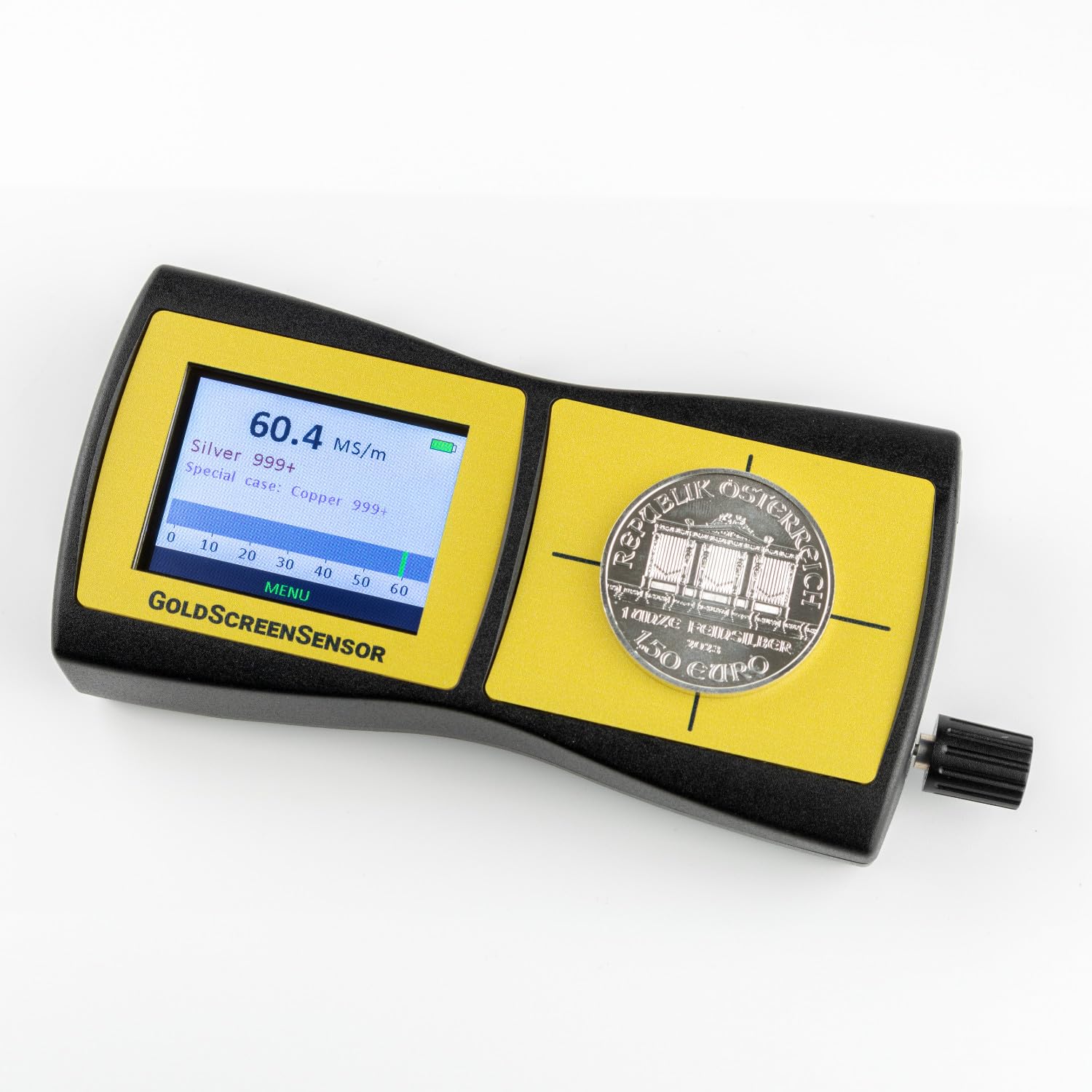 GoldScreenSensor - Prüfgerät für Münzen & Barren – Testen Sie die Echtheit von Edelmetallen