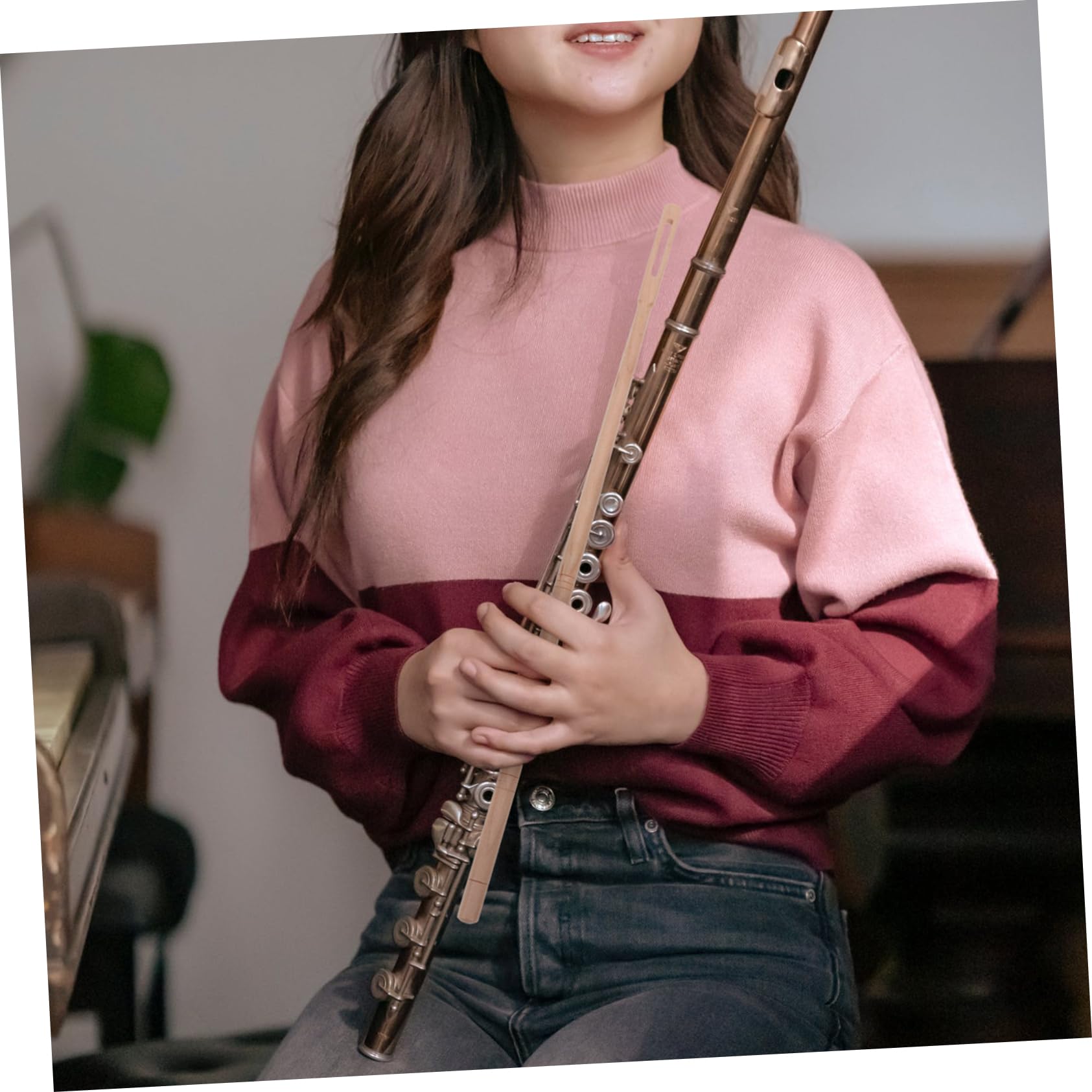 Levemolo Flute Clean Rod Flute Accessories Wooden Flute Cleaning Sticks Flute Flute Repair Maintenance Kit