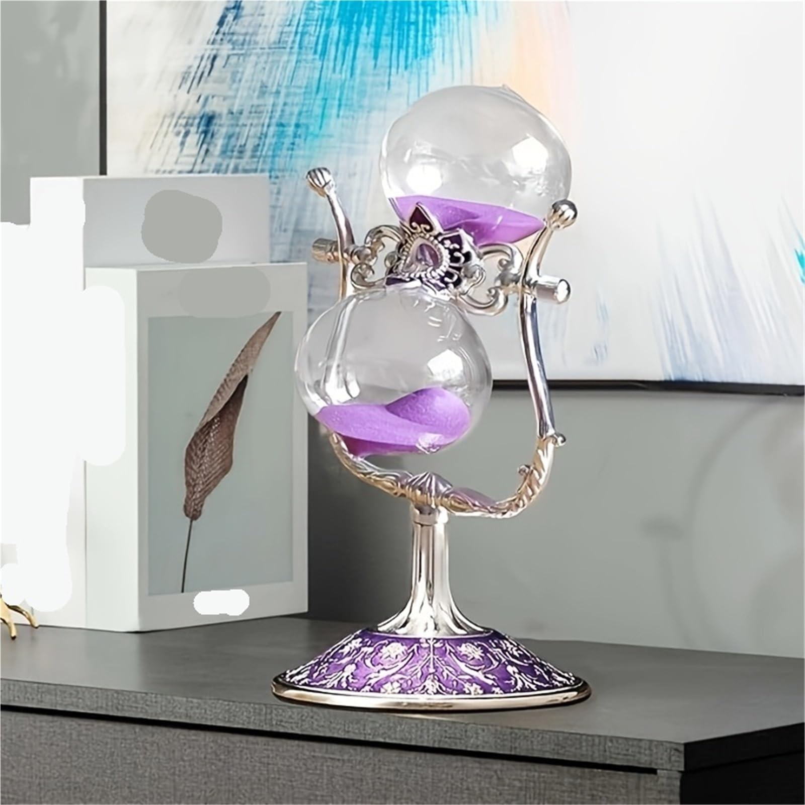 1 Clessidra A Forma Di U In Vetro Vintage Elegante