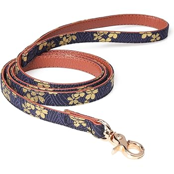 Amazon Yudote リード 犬用リード 和風系 おしゃれ犬用品 ドッグ リール 散歩用 いぬ 1 3cmx1cm ブルー Yudote リード 通販
