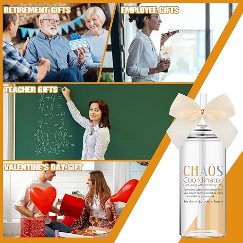 Miniatura 5 de Skylety 24 piezas de regalos de agradecimiento a los empleados de San Valentín a granel para coordinadores del caos de San Valentín, tazas con tapa