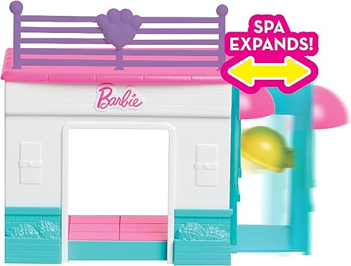 Miniatura 4 de Barbie Just Play - Juego para el día de spa para mascotas, juego conectable de 8 piezas con figuras y accesorios para mascotas, juguetes para niños