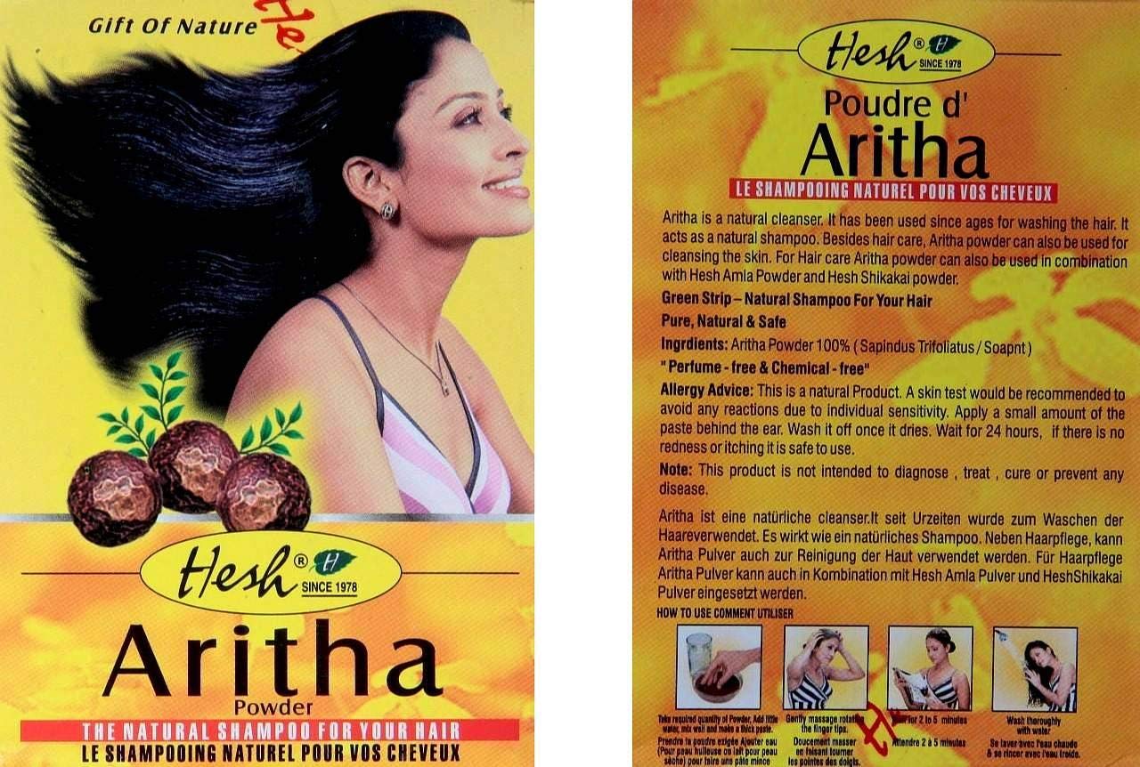 Hesh Aritha Powder 100 g (3.5 Oz) - Hair Treatment