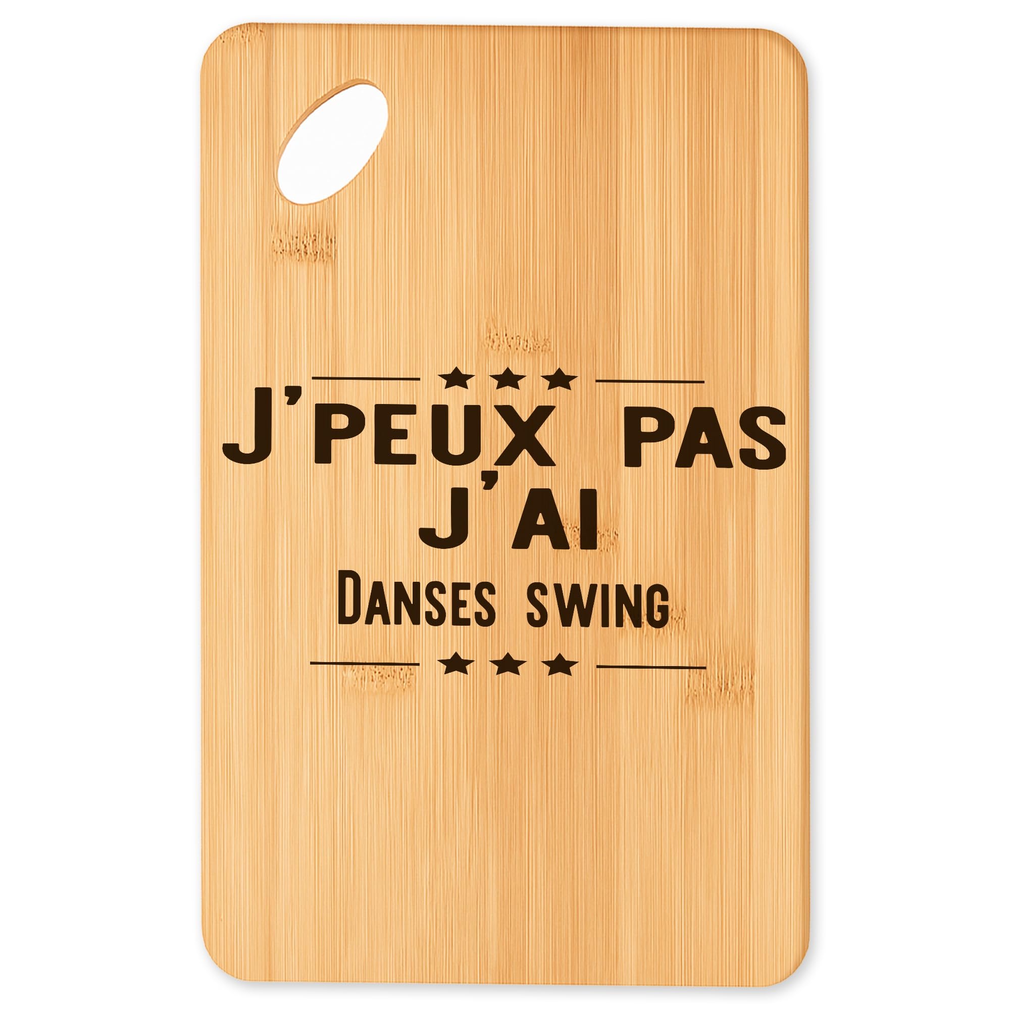 Planche à découper en bambou pour barbecue et plateau apéro swing