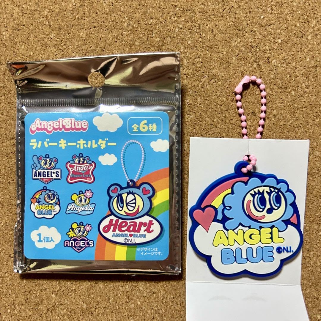 激レア◎エンジェルブルー　Angel Blue　ラバープレートキーチェーン 在庫限り】ANGEL BLUE ラバーキーチェーン 322658