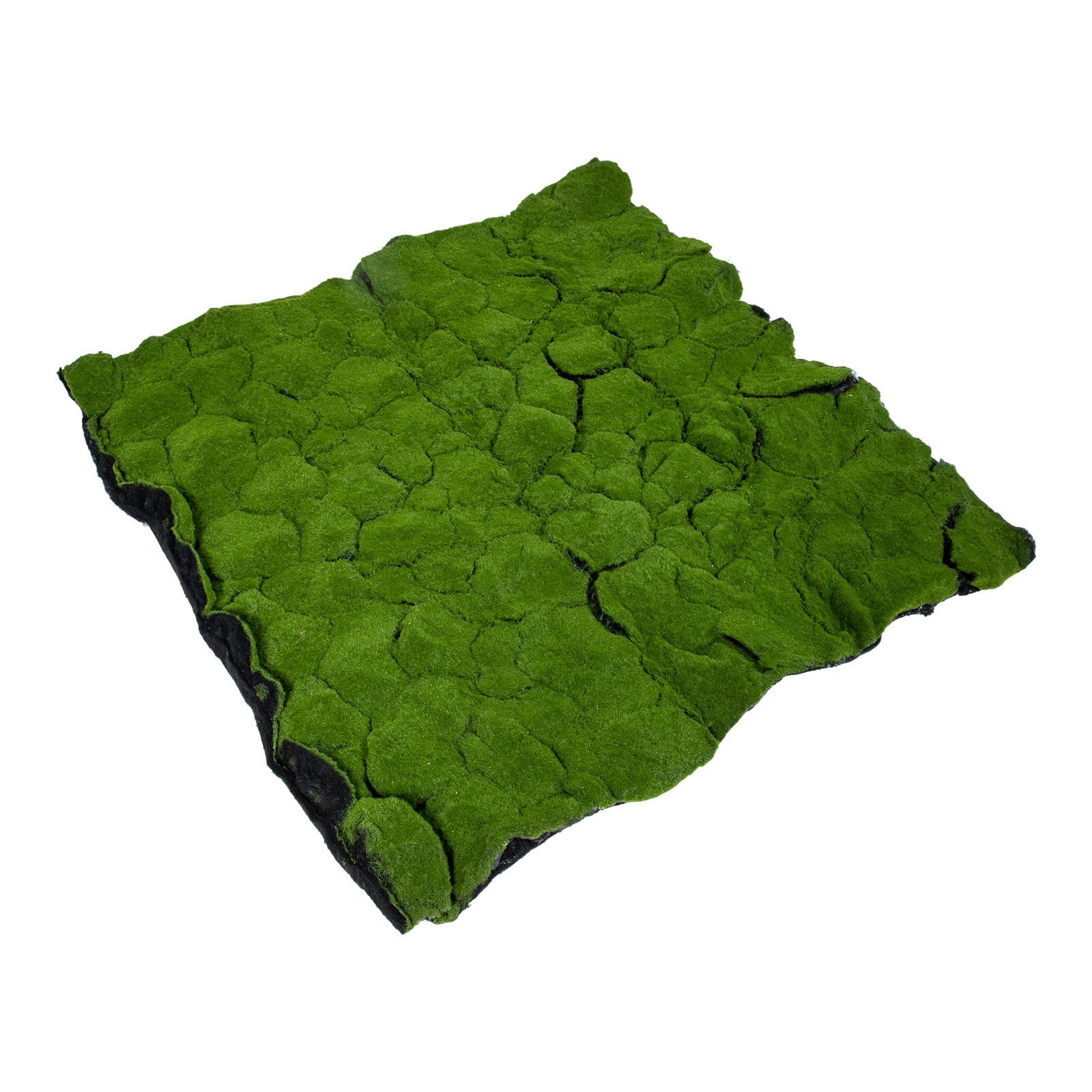 Hemobllo Alfombra de Césped Artificial Verde Musgo Realista para Decoración Interior y Patio, Material Algodón de Perla, Resistente y Siempre Verde