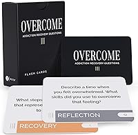 Vista 1 de Briston Tarjetas flash de recuperación de adicciones - 70 tarjetas de preguntas de terapia para asesoramiento grupal y salud mental - Indicaciones