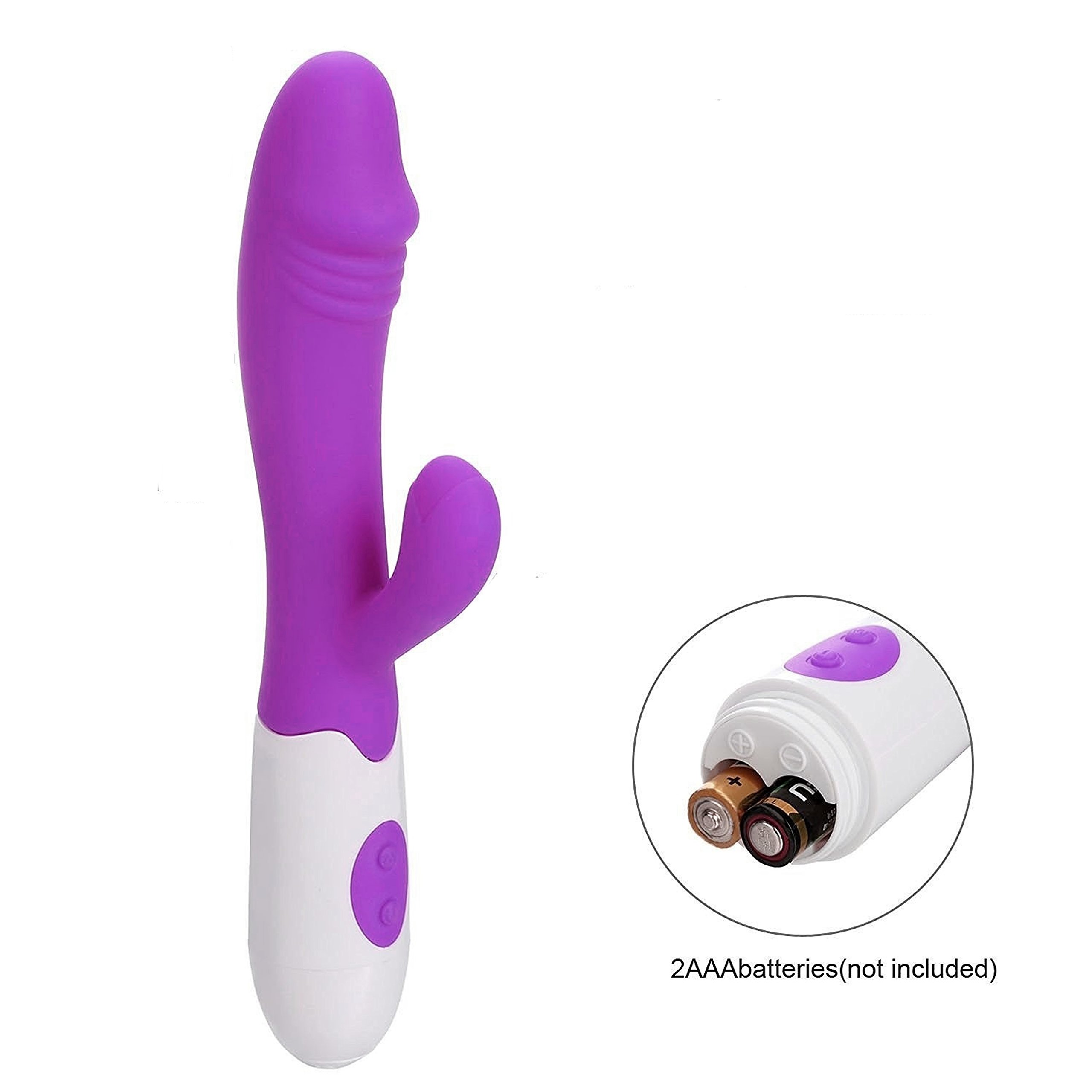 Vibratore Rabbit Stimolatore Clitoride Punto G ToyAmour T0002 Bunny Elegance per Doppia Stimolazione Vaginale e Anale
