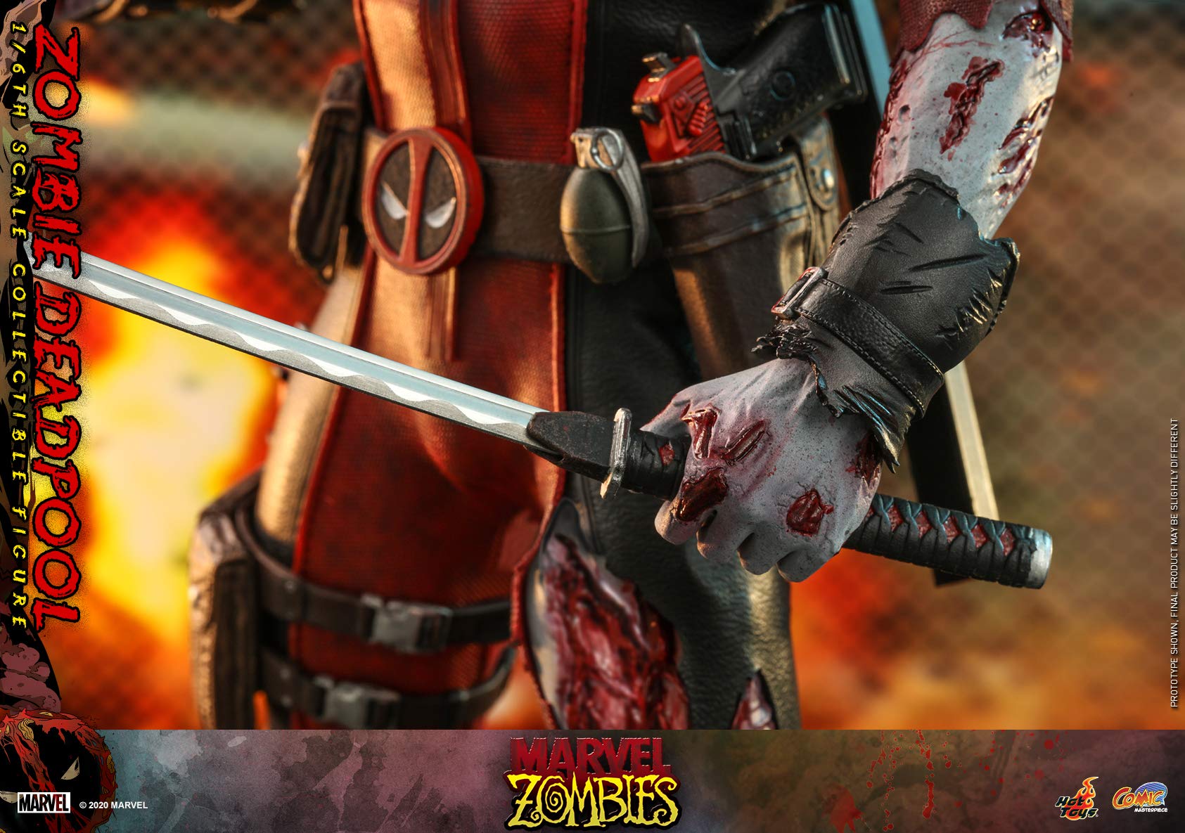 CMS06 ホットトイズ 1/6フィギュア　ゾンビ・デッドプール Amazon.co.jp: ホットトイズ コミック・マスターピース マーベル