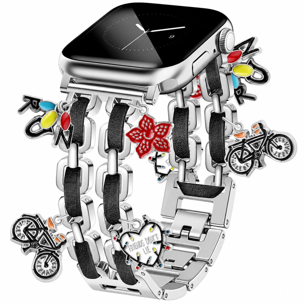 JR.DM Bracelet en argent pour femme pour Apple Watch 38/40/41/42 mm (S10/11