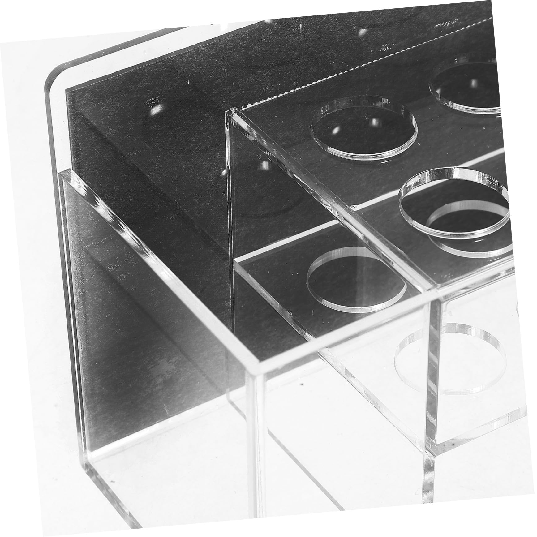 Porta rotuladores magnéticos soporte magnético para rotuladores de pizarra portalápices de borrado en seco Acrílico Transparente