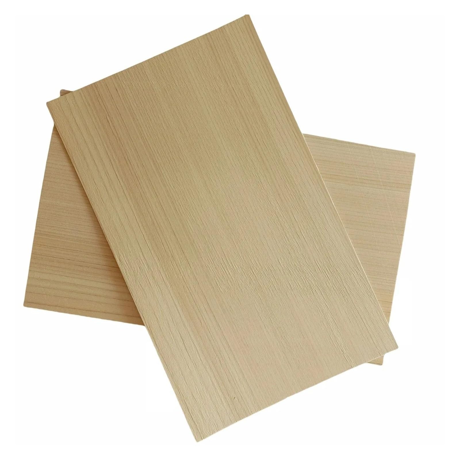 Carving Wood 0,5 mm/0,8 mm/1 mm, arkusz forniru z naturalnego drewna cyprysowego Hinoki, 2 sztuki, 17 cm × 28 cm, łatwe do samodzielnego wykonania, do tenisa stołowego, obróbki drewna, patyczki (1 mm)