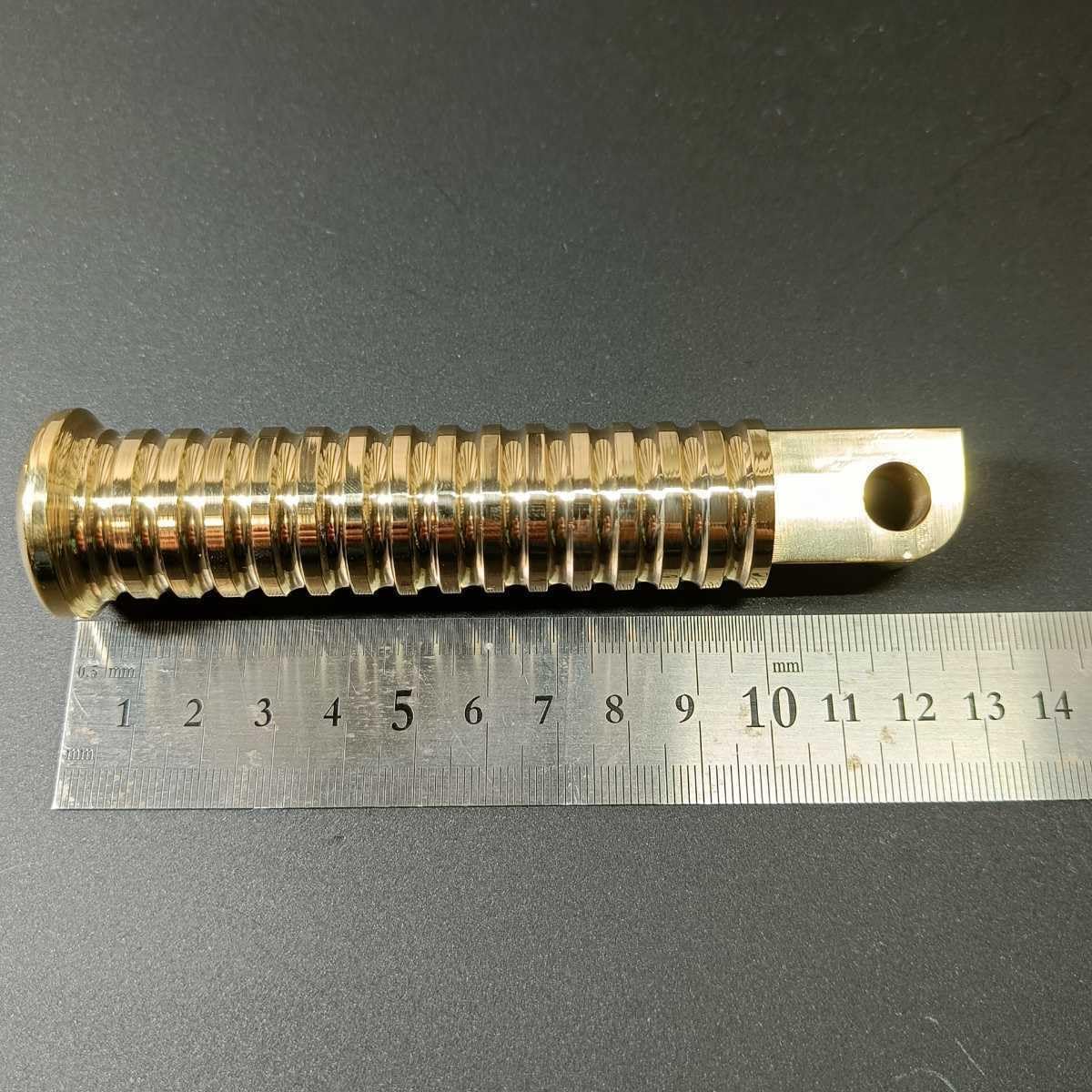 真鍮 ブラス 1インチ グリップ ショベル パンヘッド エボ チョッパー