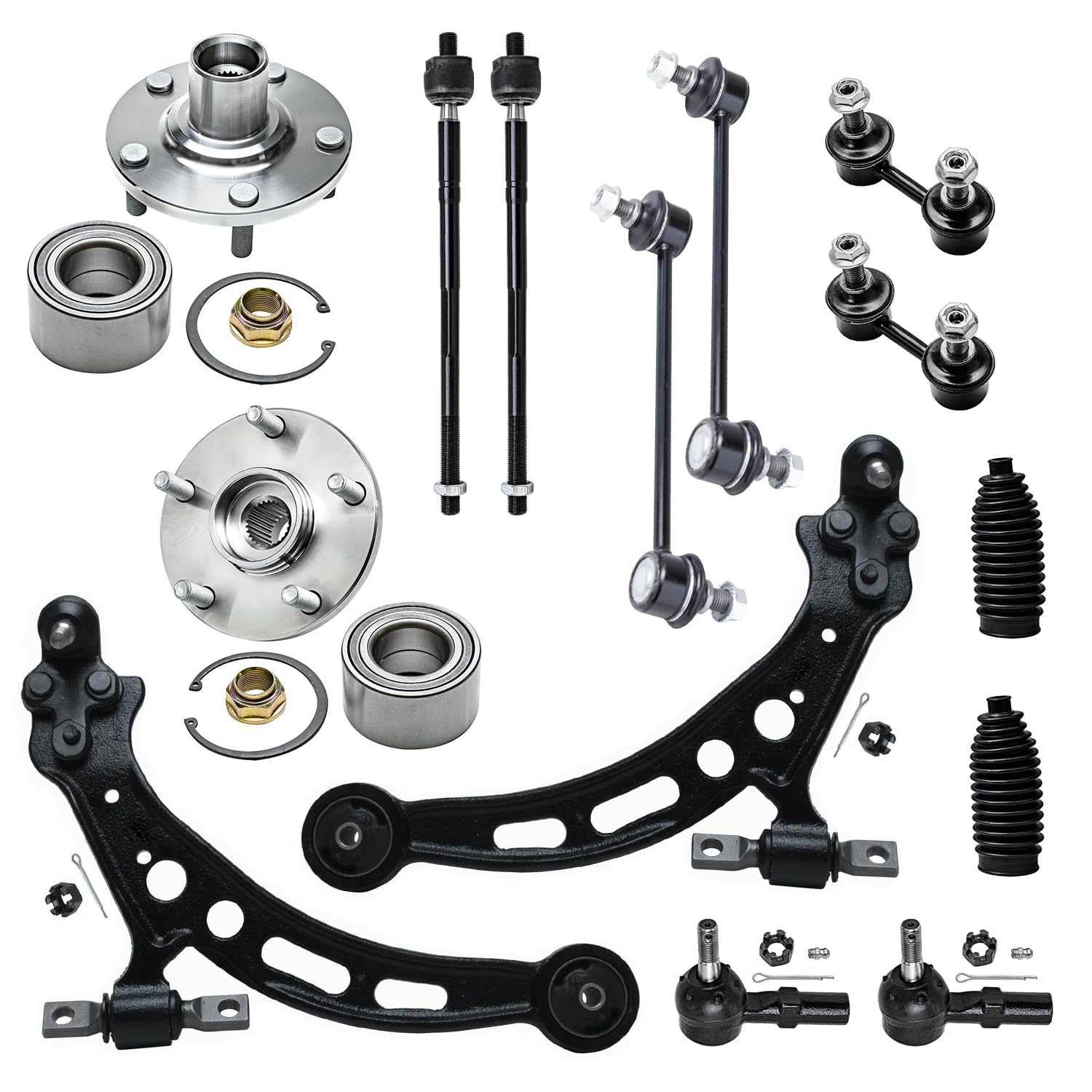 Amazon.com: Detroit Axle - 2.2L Front End 14pc Suspension Kit for