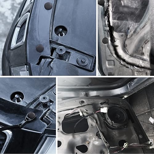 Miniatura 6 de Nilight 100 clips de guardabarros de remache de parachoques para GM 1605396,1595864 para Chrysler 6030441 para Ford 388577S agujero de 0.295 in, 2