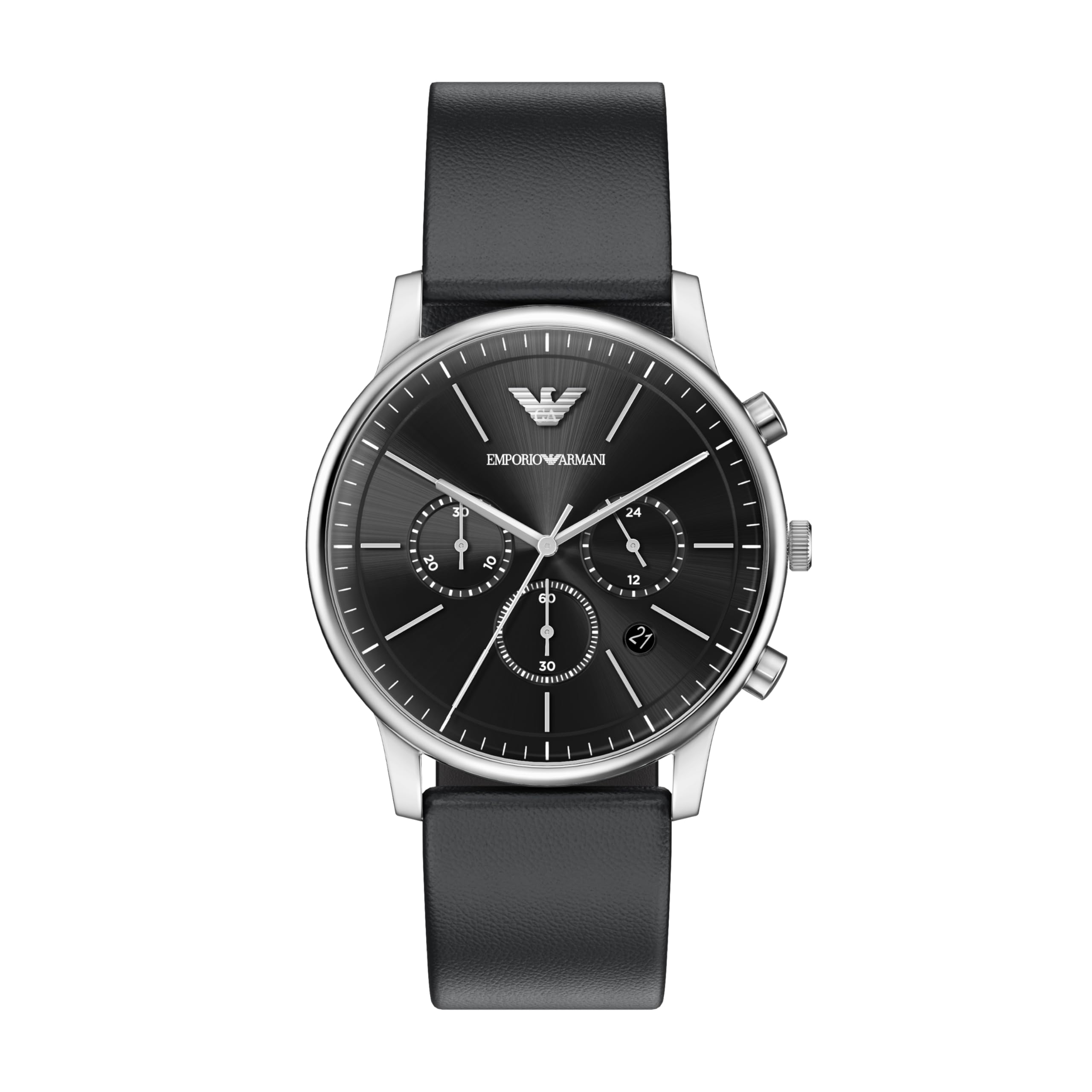 Emporio Armani Men's 42MM Silver-Tone Stainless Steel Watch, AR11774