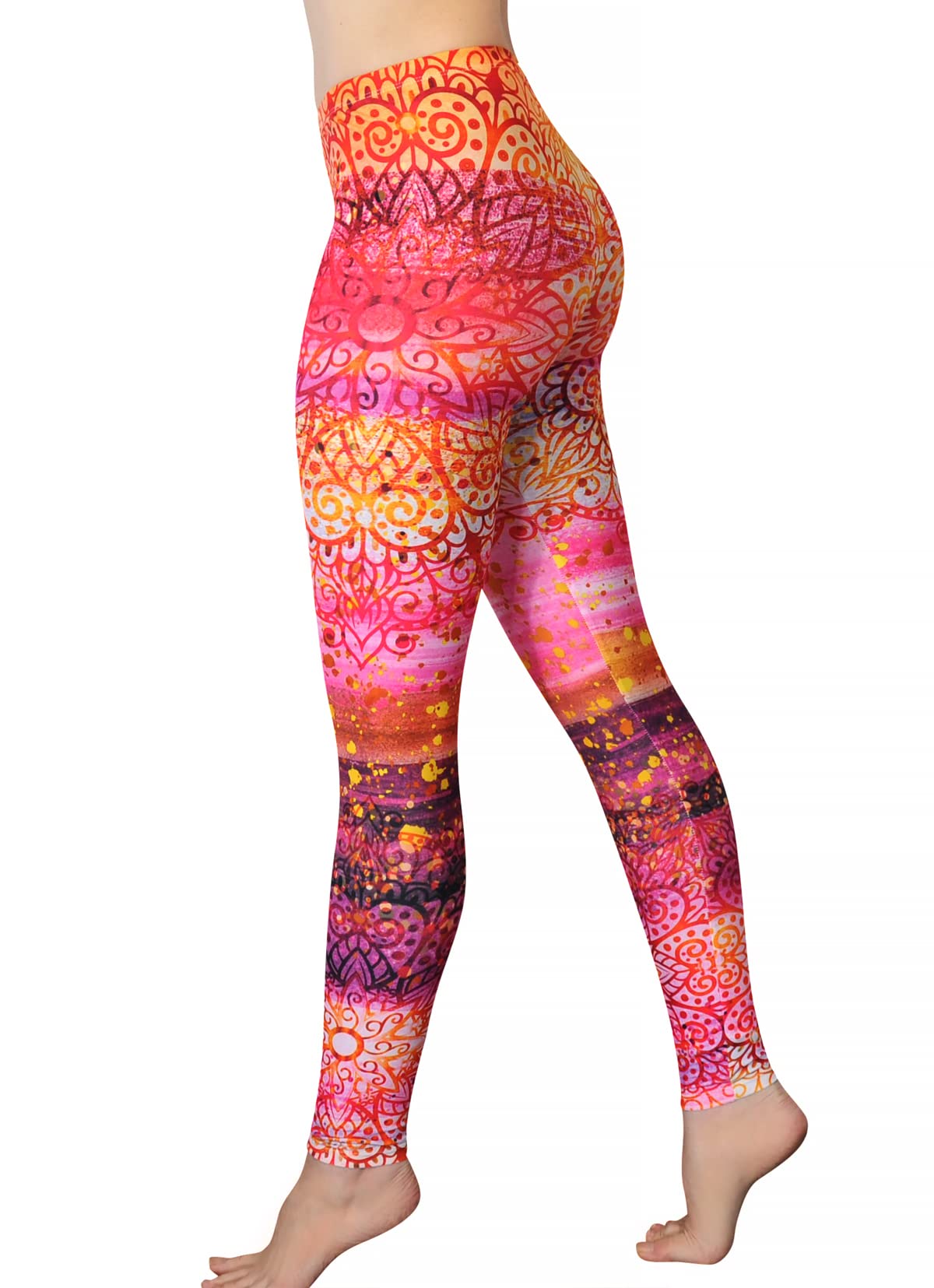 Pants – Soft Printed Workout Leggings for Women - Fun Lightweight Printed Yoga Leggings