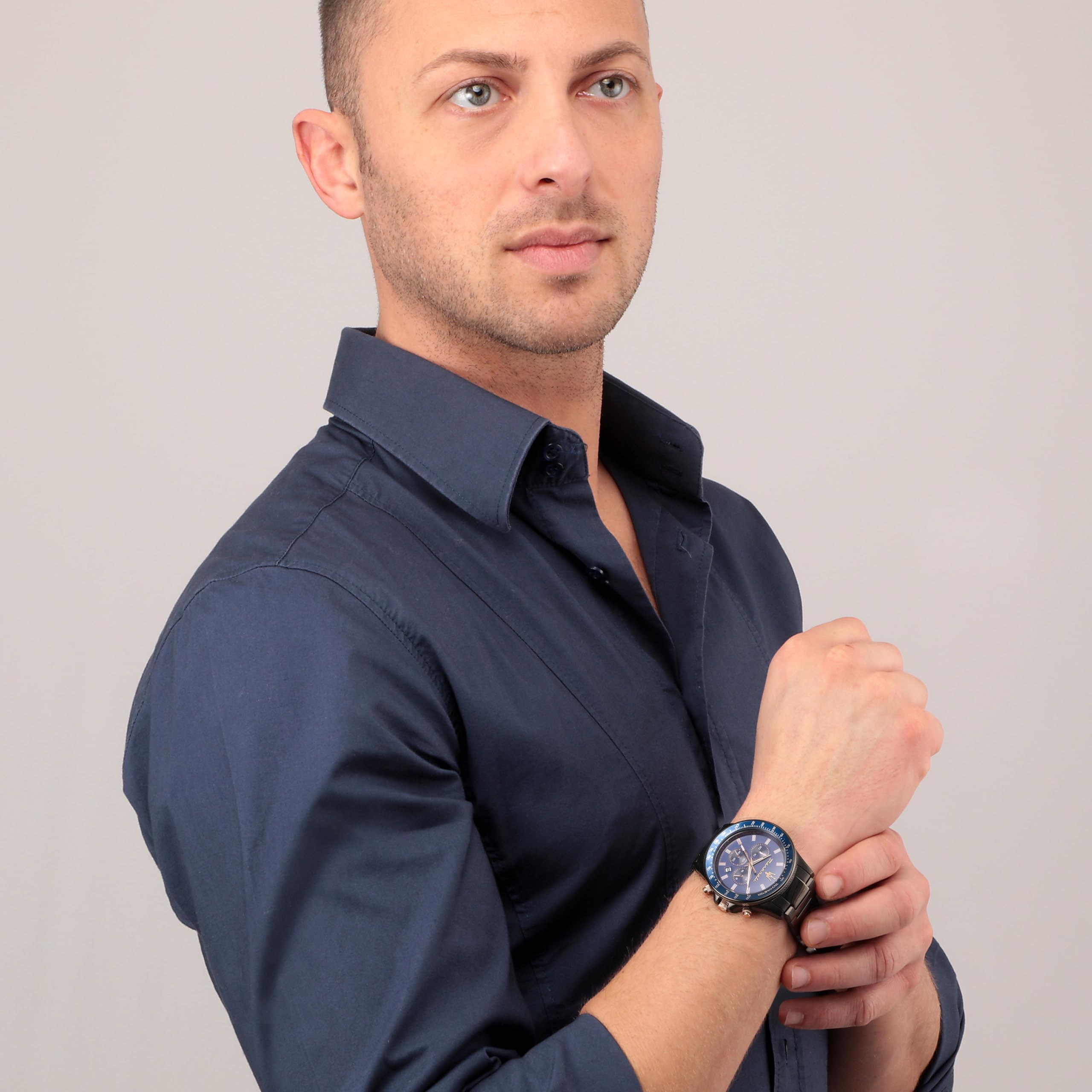 Maserati Reloj analógico para hombre de cuarzo 32014707