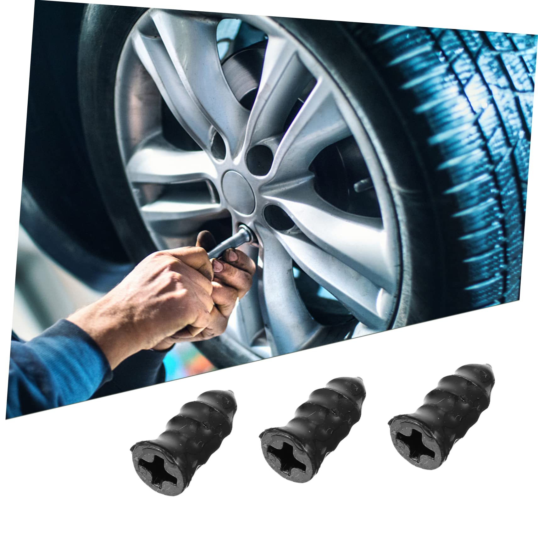 Cabilock Ergonomic Design Tire Repair Tools Easy Install Use Motorcycle Tire Tool Nail Vacuum