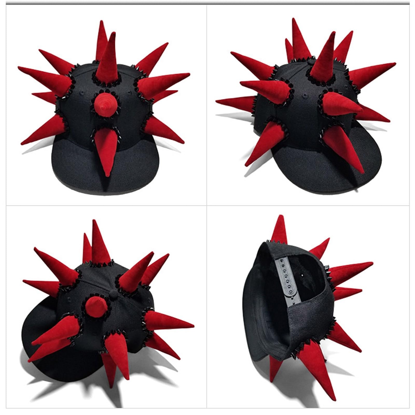 Berretto da baseball, cappello da baseball regolabile per donne e uomini, cappello a tesa lunga, cappello da street dance hiphop, cappello da sole popolare per attività all'aperto, corno,