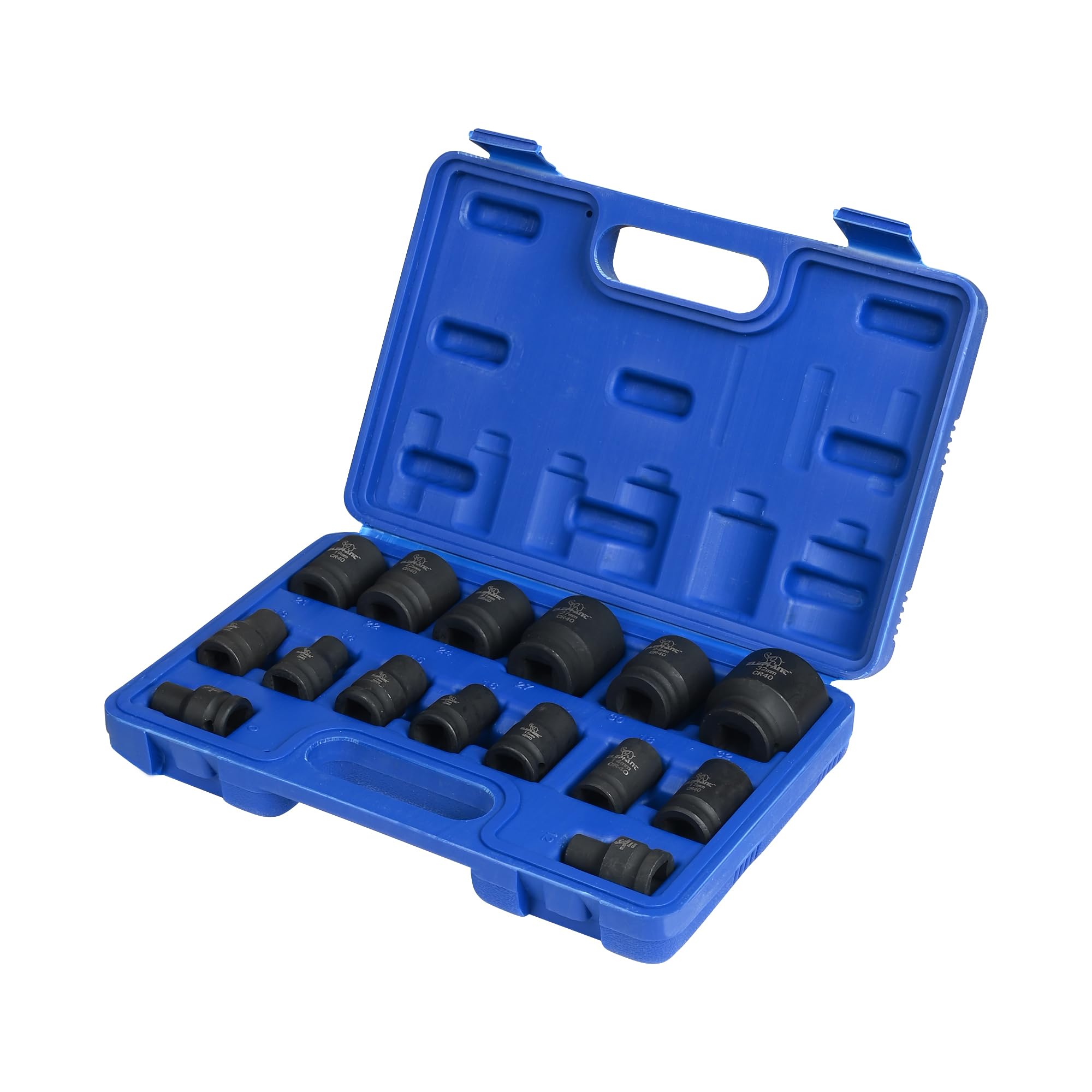 Elephant 1/2 Inch Square Drive STD Impact Socket Set | 6-Point