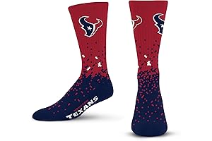 Texans Crew Socks for Bare Feet Kids