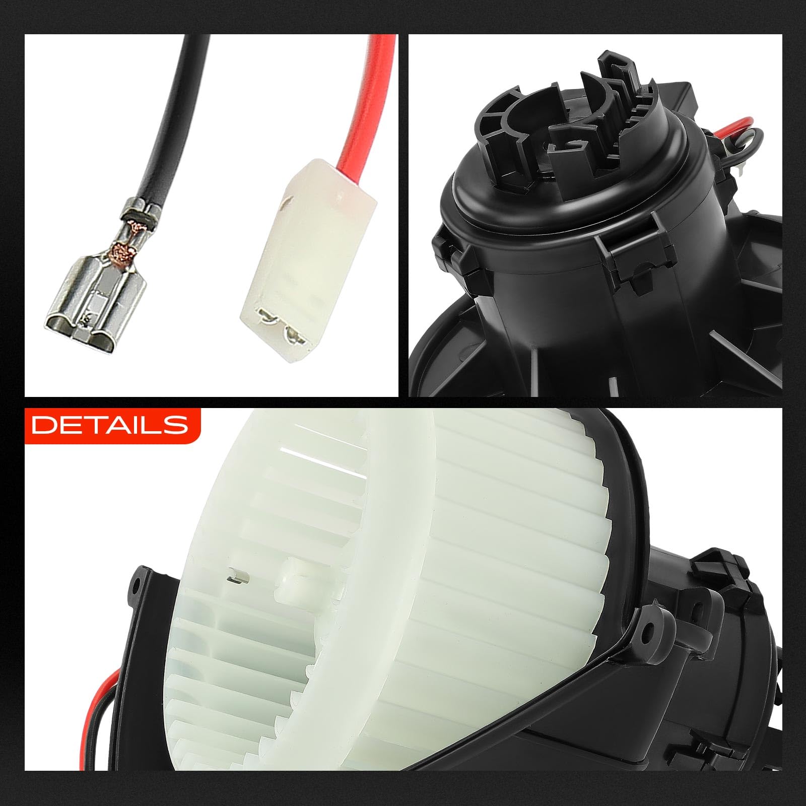 Frankberg Motore del ventilatore Ventilatore del riscaldamento Compatibile con Astra G CC T98 Astra G CaR.A.Van T98 Astra H A04 Astra H Twintop A04 Astra H CaR.A.Van A04 Replace# 93191900
