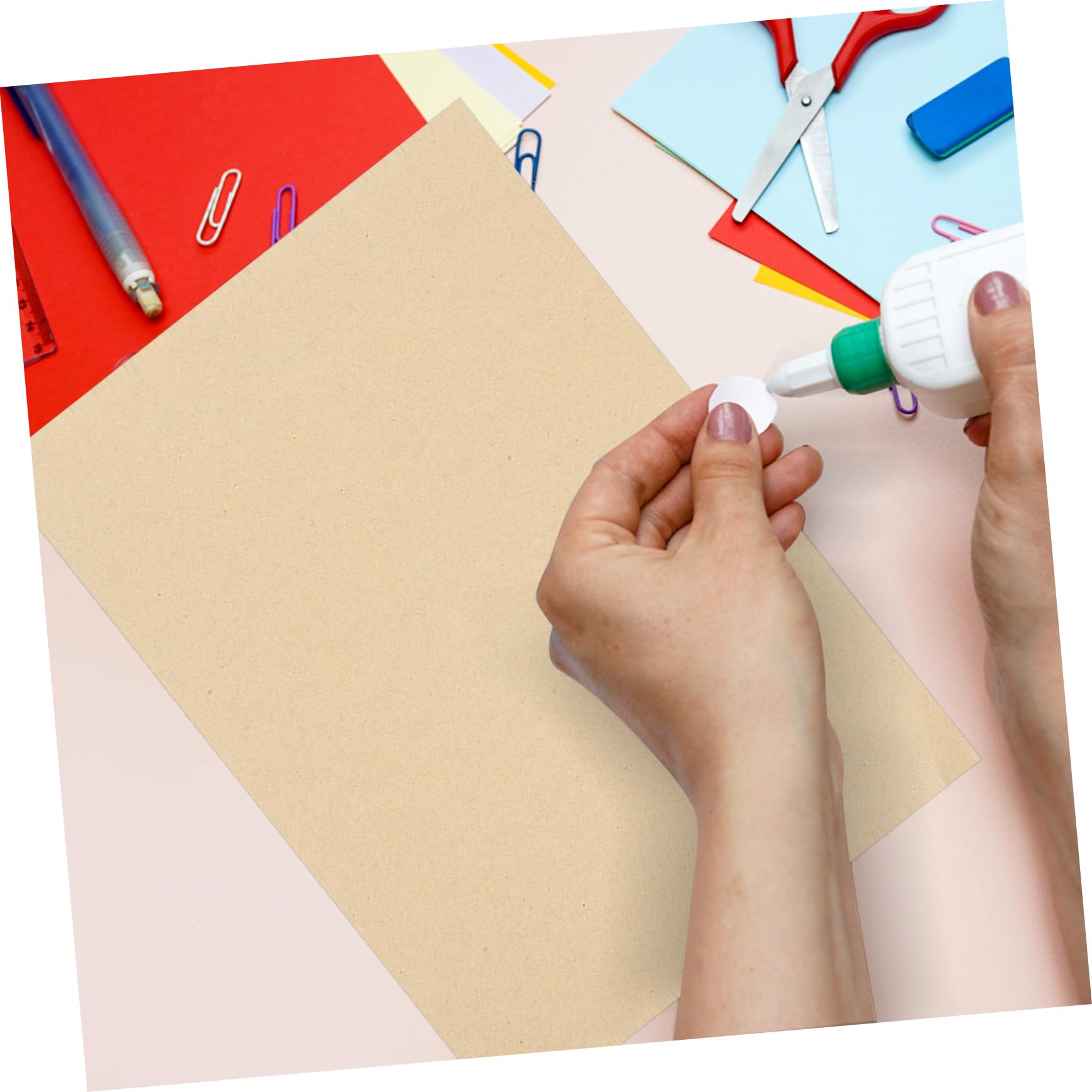 Gadpiparty Dickes Kraftpapier Format aus Holzschliff Bastelpapier für Notizbücher und Kalender Vielseitiges Diy-papier für Bastelprojekte