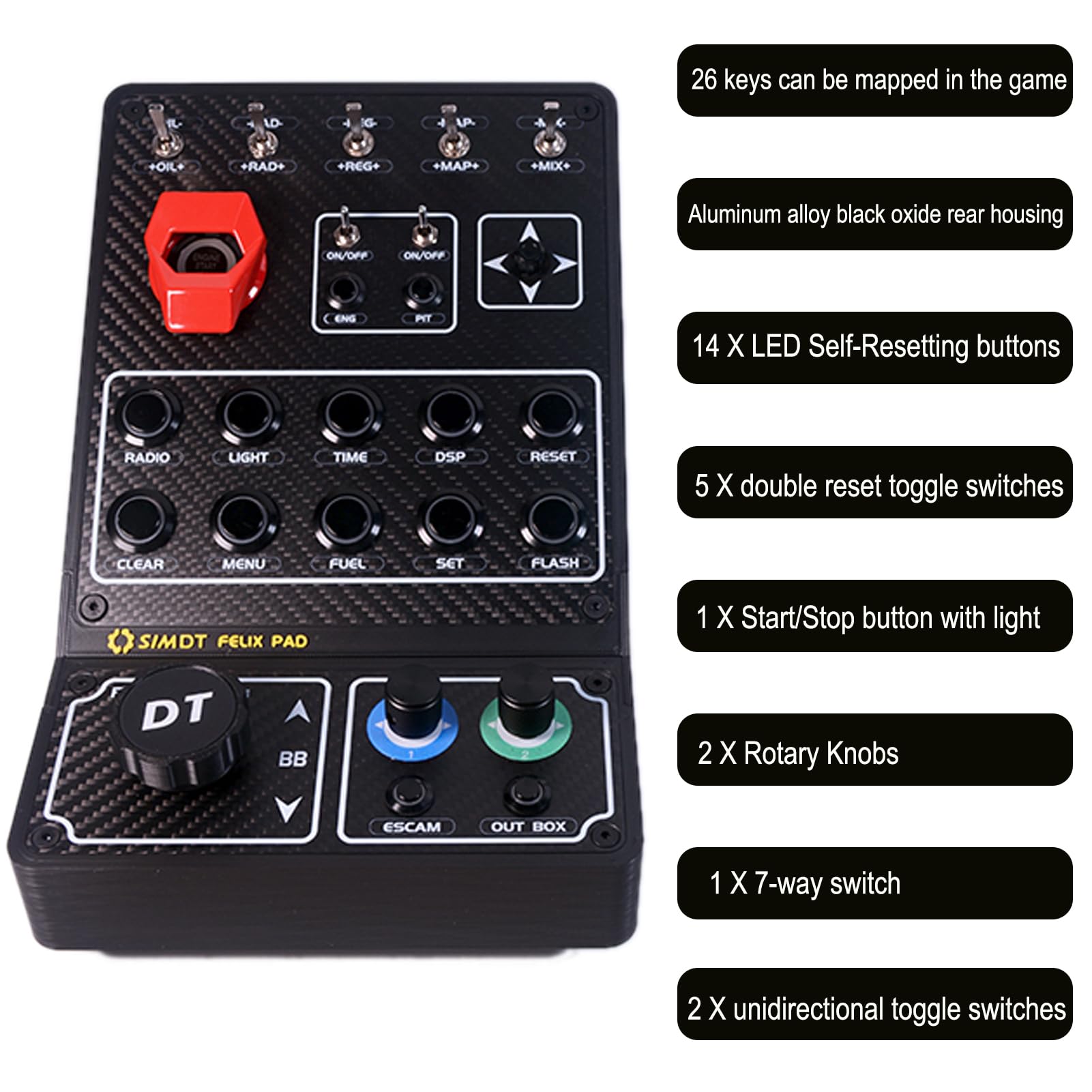 Amazon.com: Multi-function 26 Programmable Buttons USB Simulation