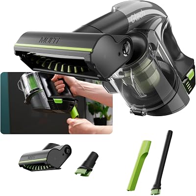 Gtech Multi MK2 Cordless Handheld Vacuum Cleaner with Powered Brush Bar - Mulitple Attachments - Perfect for Home, Stairs, Cars, and More - Rechargeable 22v Li-ion Battery - Lightweight (3.5 lbs.)