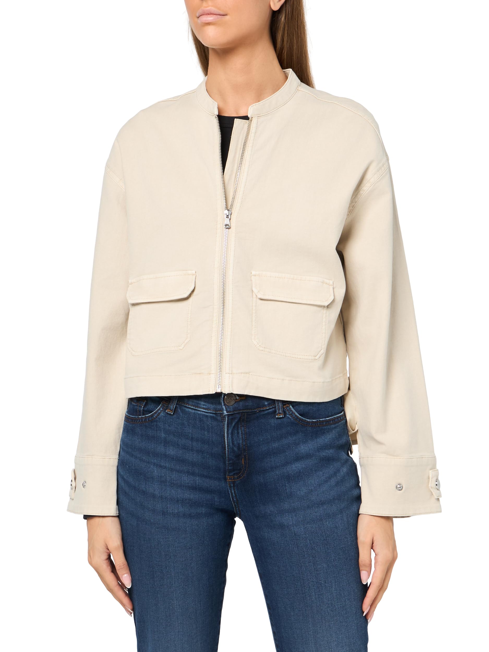 Photo 1 of PAIGE Women's Kiran Jacket, Vintage Biscotti, Medium