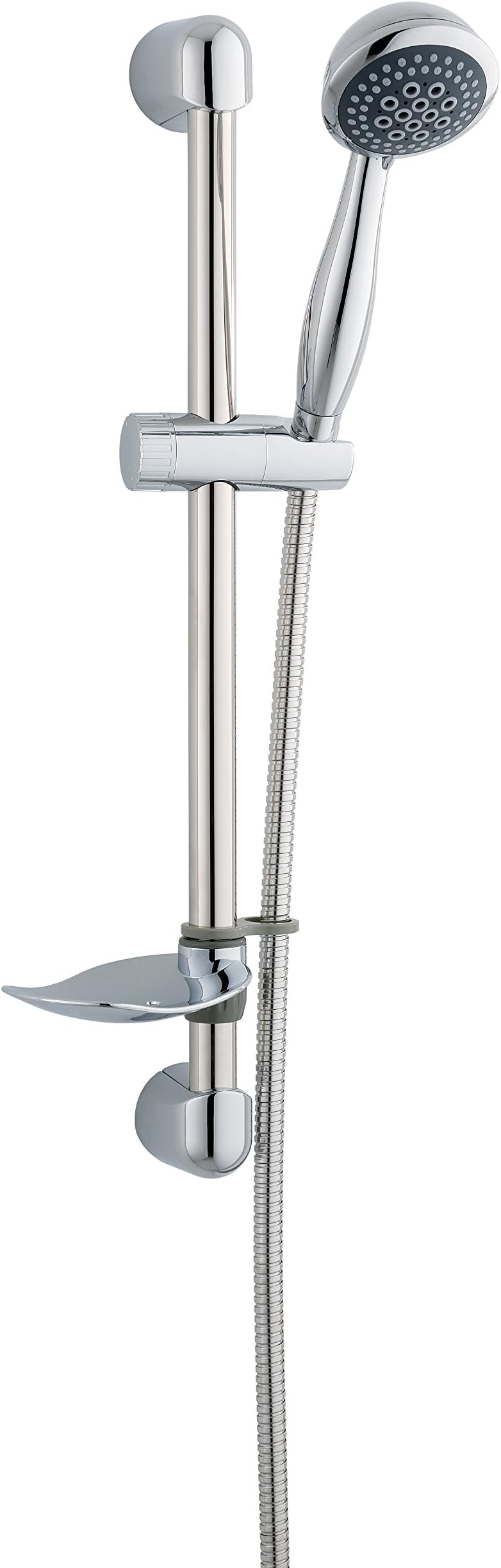 MX Group Oracle Shower Kit With 3 Function Shower Handset & Soap Dish - Chrome