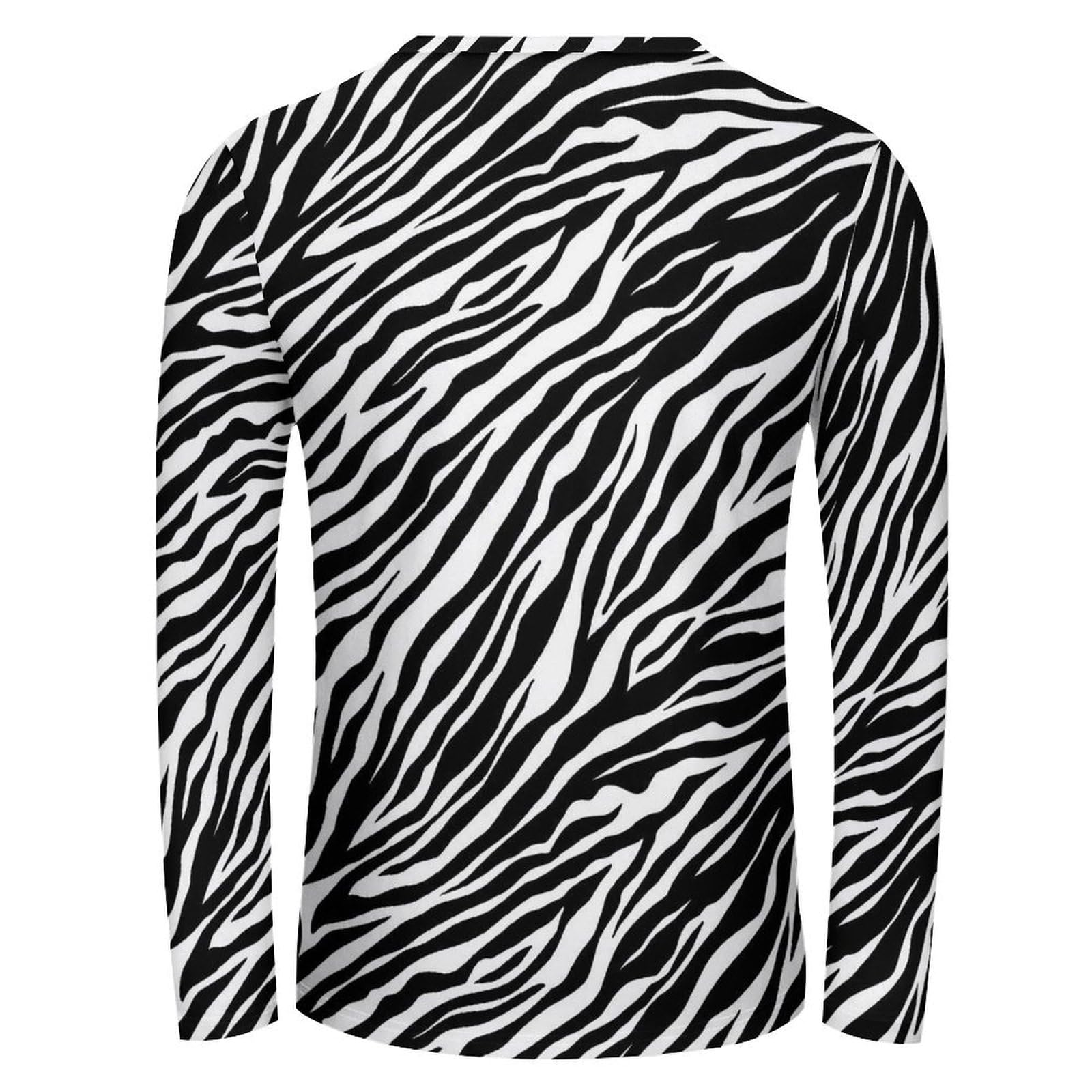 d.i.a. ゼブラ柄　長袖Tシャツ　トップス Amazon.co.jp: 長袖Tシャツ メンズ ロングスリーブ ゼブラ柄 T