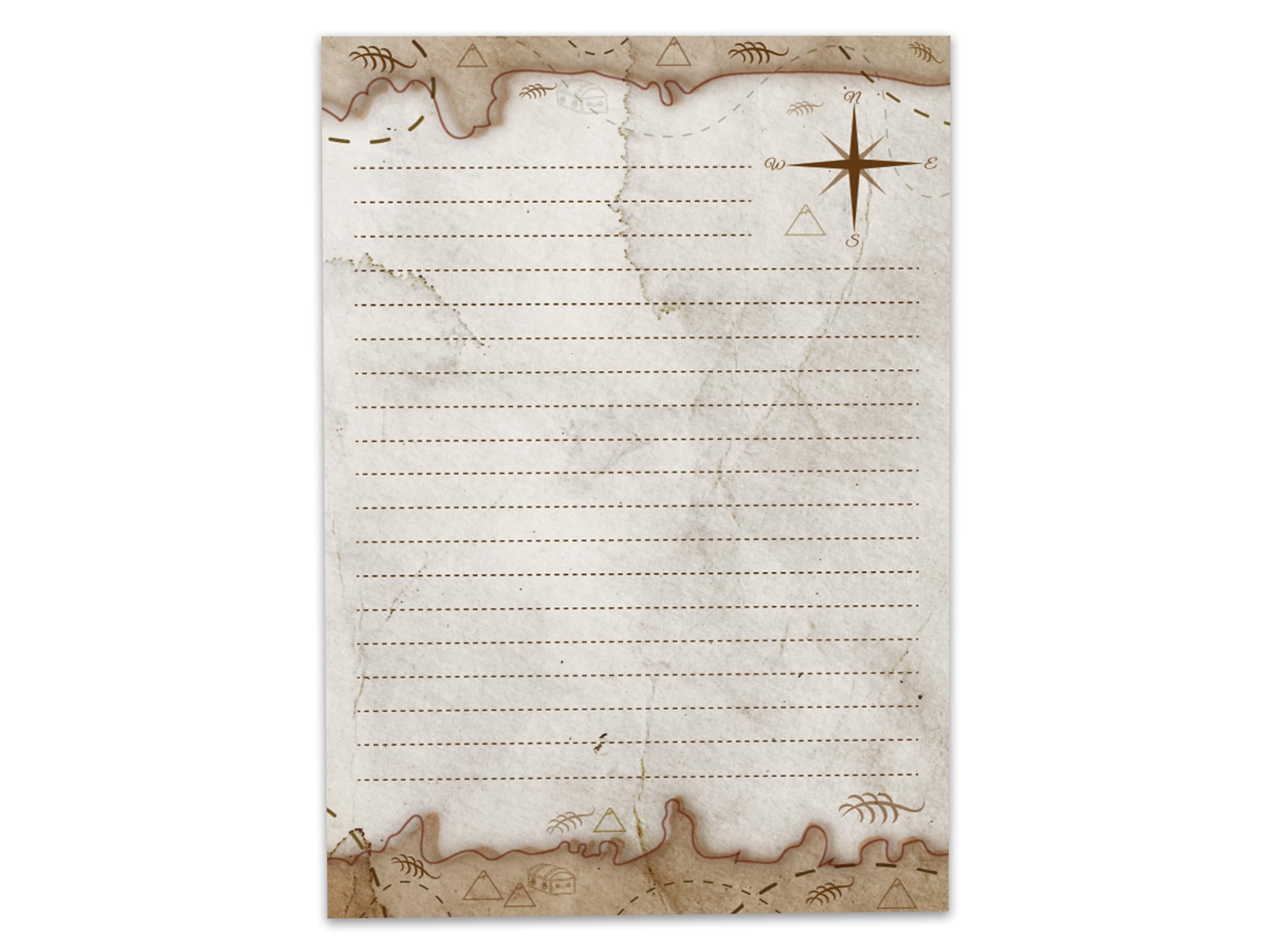 50 Fogli Carta Da Lettera Vintage A4 - Stile Antico Per Scrittura E Inviti - Foto 9