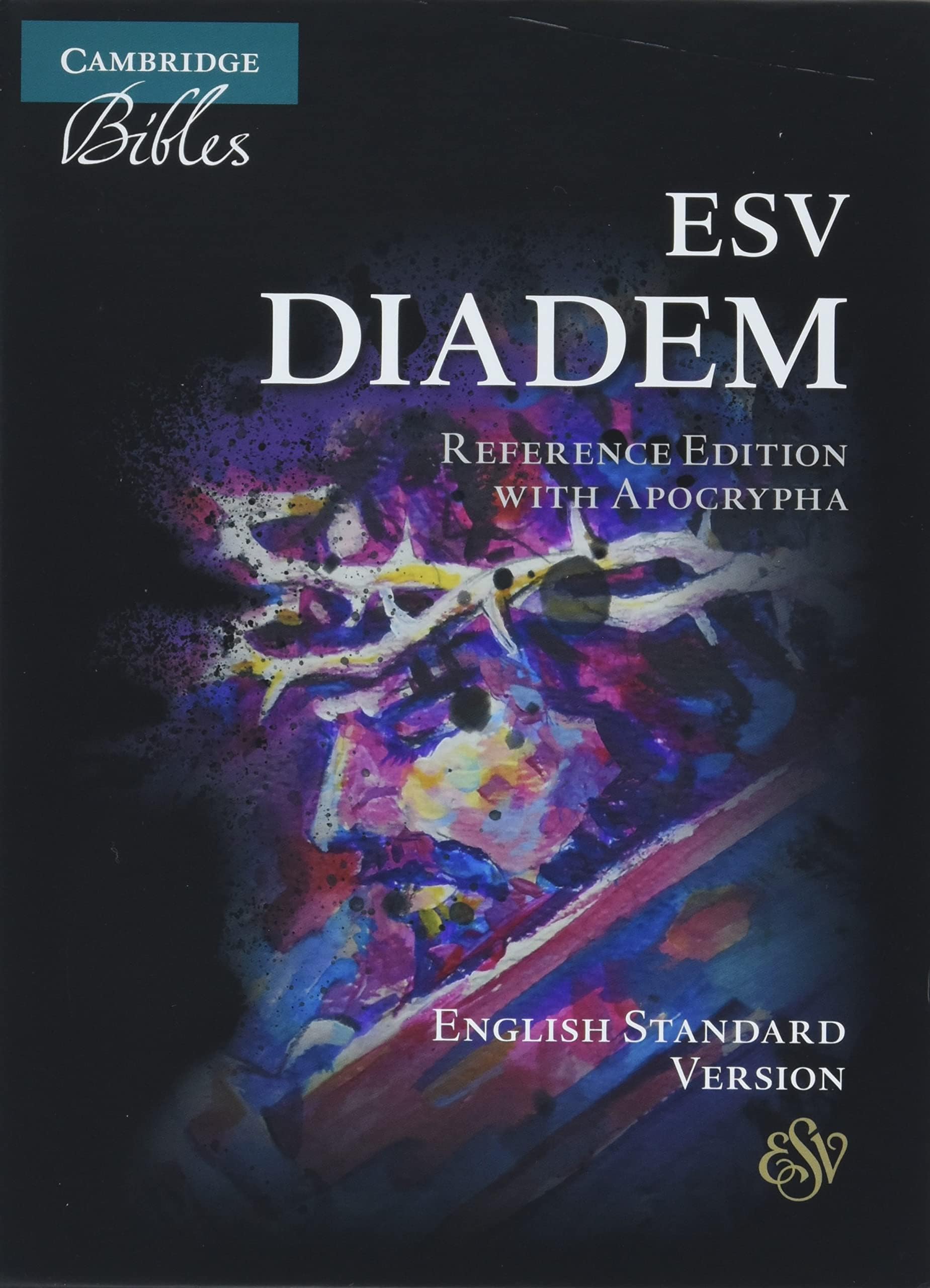 ESV Diadem Reference Edition with Apocrypha Red Calfskin leather, Red-letter Text, ES545:XRAL