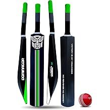 Jaspo Dominator Senior Plastic Cricket Full Size Bat 34 X 4.5 inch for All Age Group with Soft Cricket Ball Dominator BAT