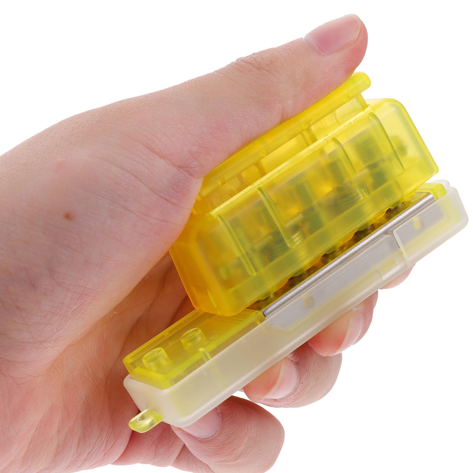 LALAFINA 4pezzi Punzonatrice Per Carta Trasparente Con Manico Ergonomico Perfetta Per Progetti Creativi e Rilegature Di Documenti Strumento Versatile Per Ufficio e Scuola
